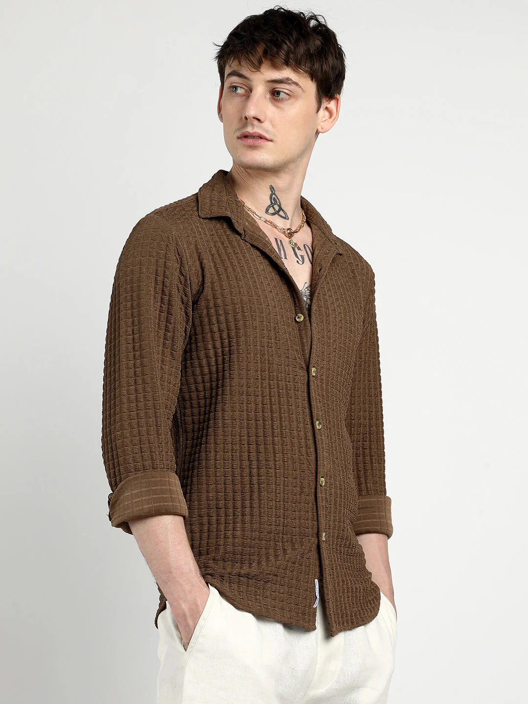 Cube-Textured Shirt - Image 3