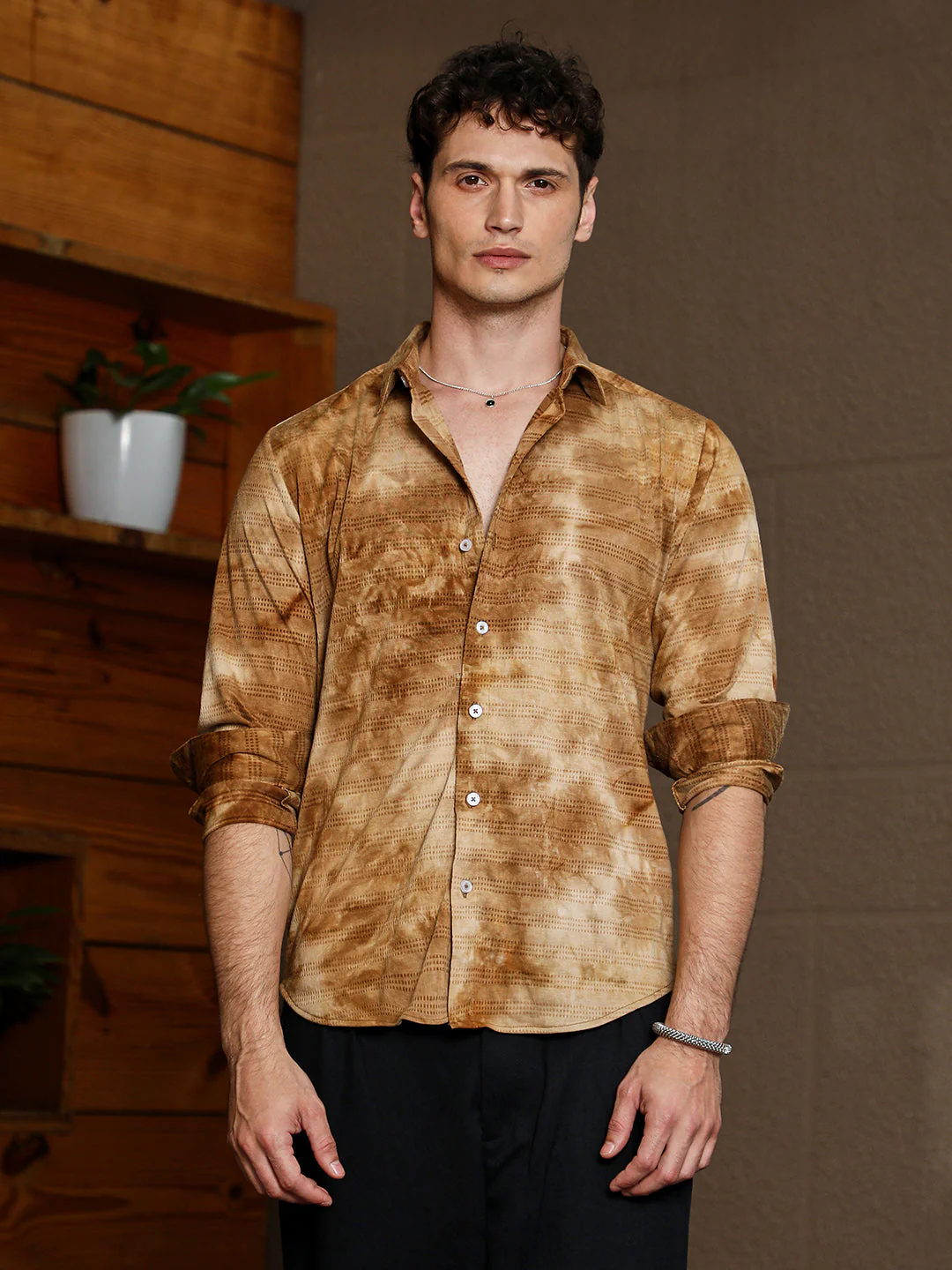 Dyed-Tactile Shirt - Image 2