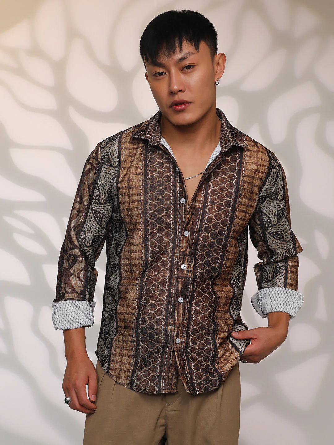 Folk Print Shirt - Image 2