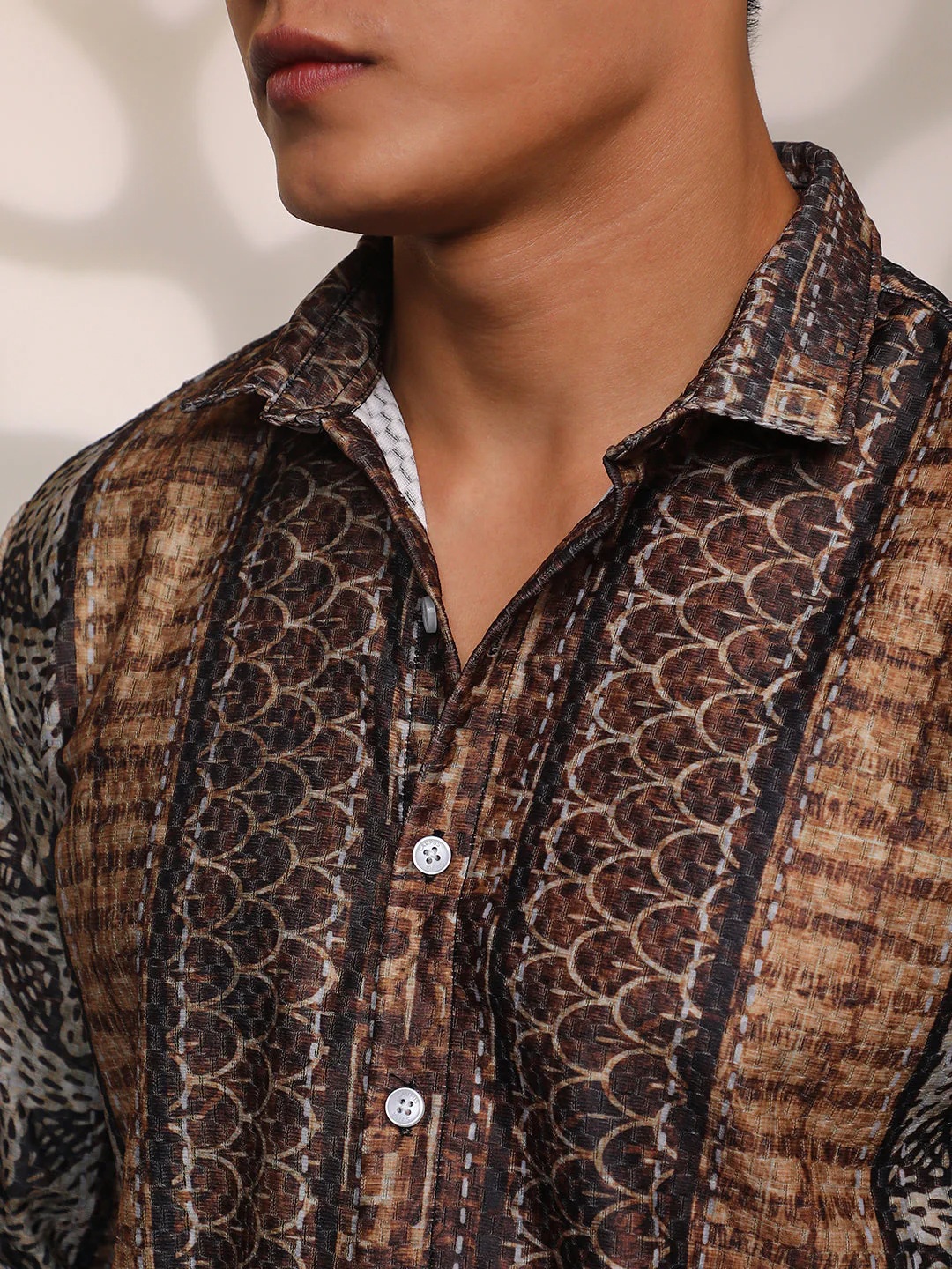 Folk Print Shirt - Image 7