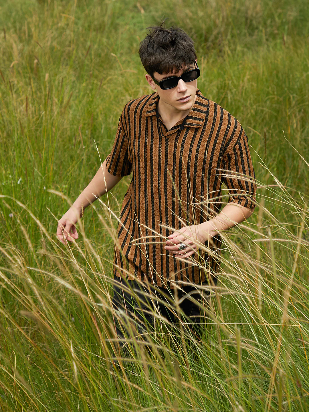 Clover-Striped Polo T-Shirt - Image 6