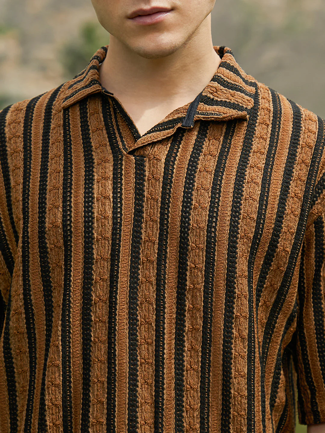 Clover-Striped Polo T-Shirt - Image 7