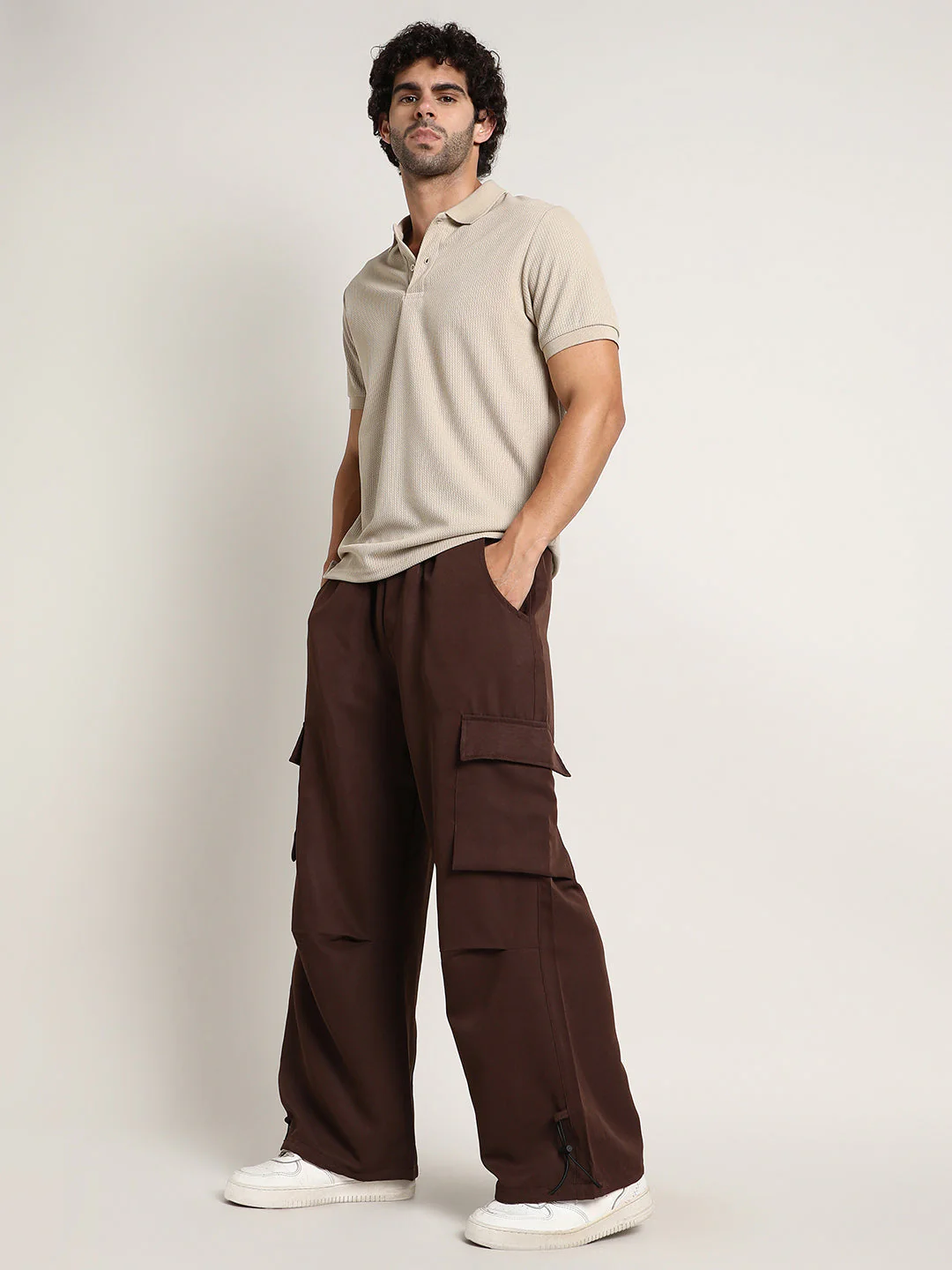 Parachute-Relaxed Cargo Trousers - Image 6