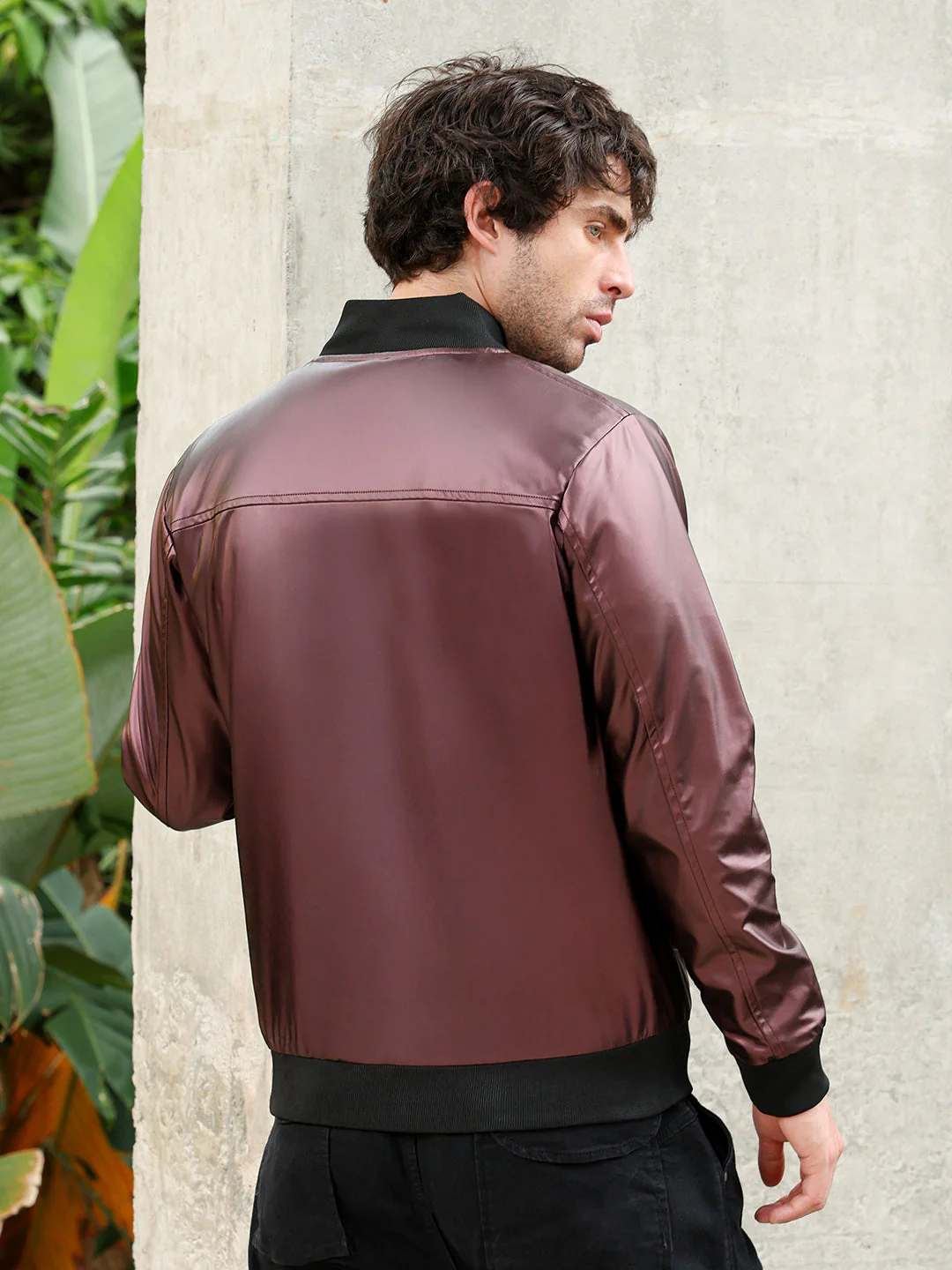 Patent-Panel Bomber Jacket - Image 4