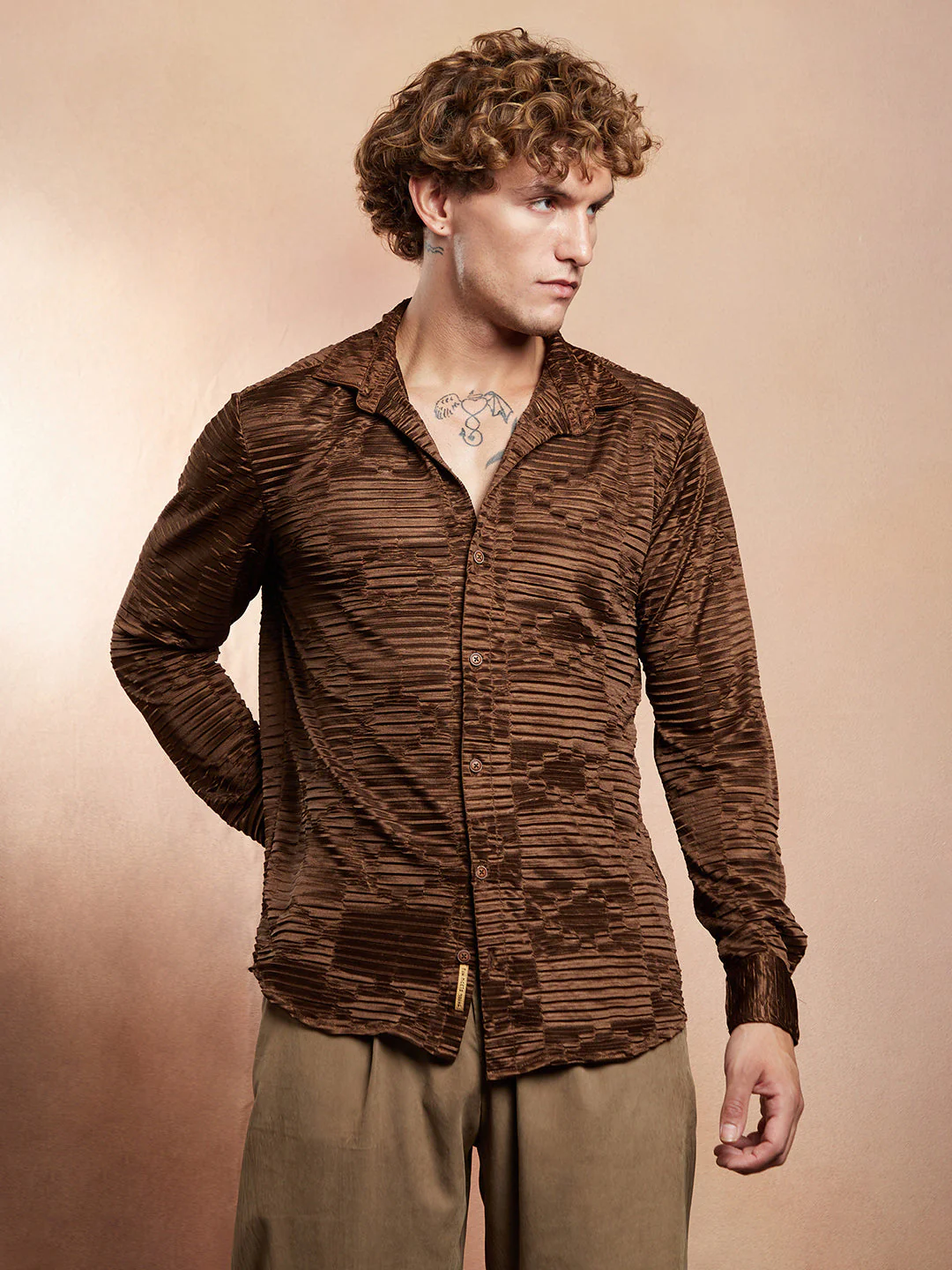 Pleated-Rhombus Shirt - Image 2