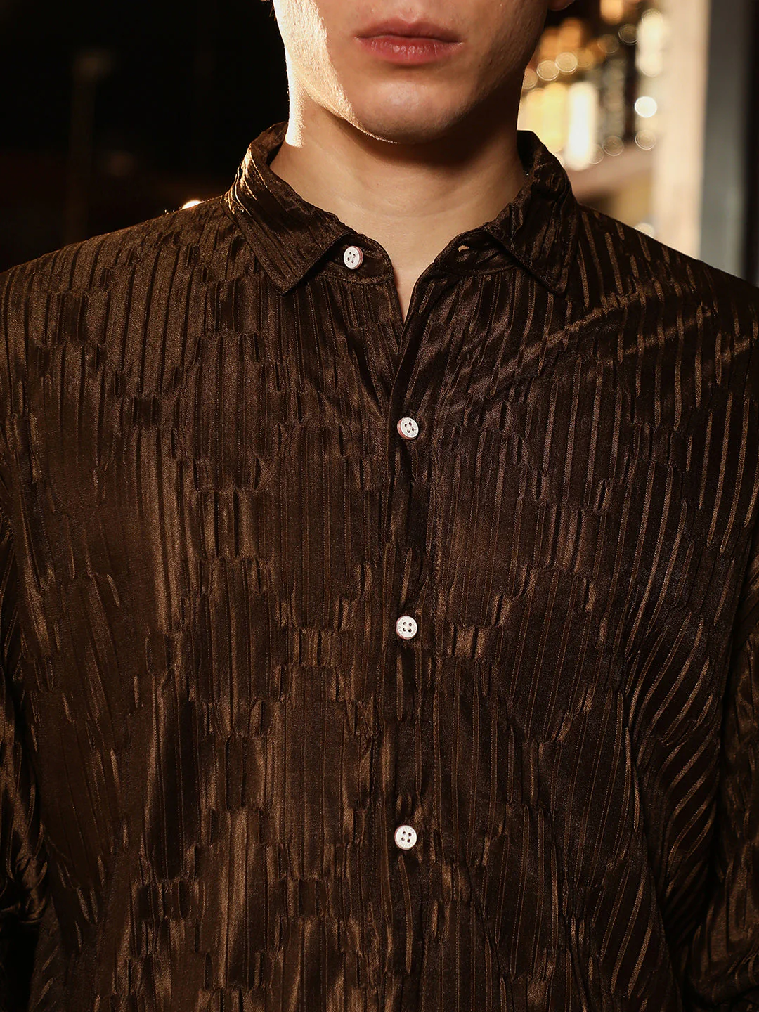 Pleated-Rhombus Shirt - Image 7