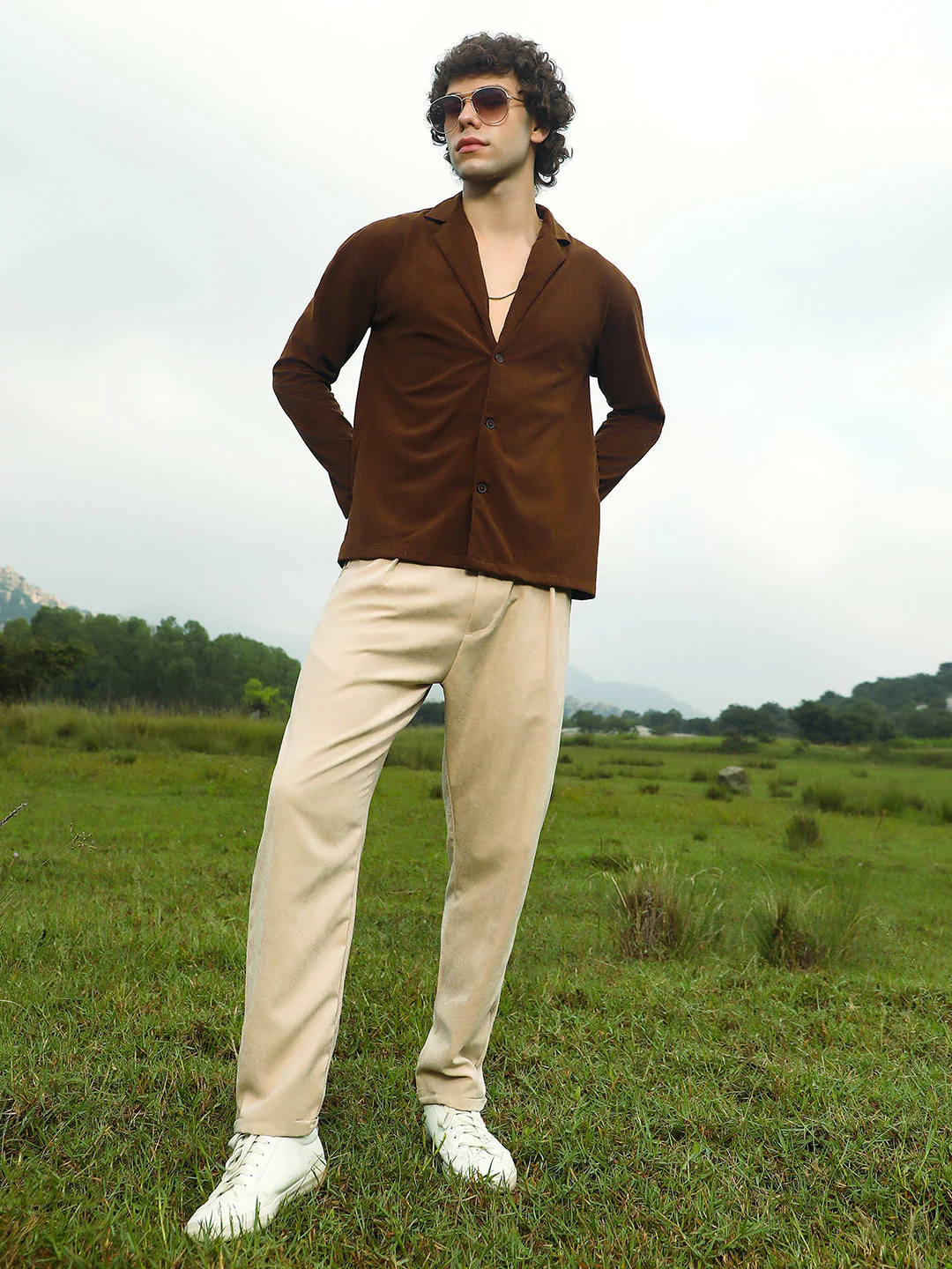 Ribbed Oversized Shirt - Image 6