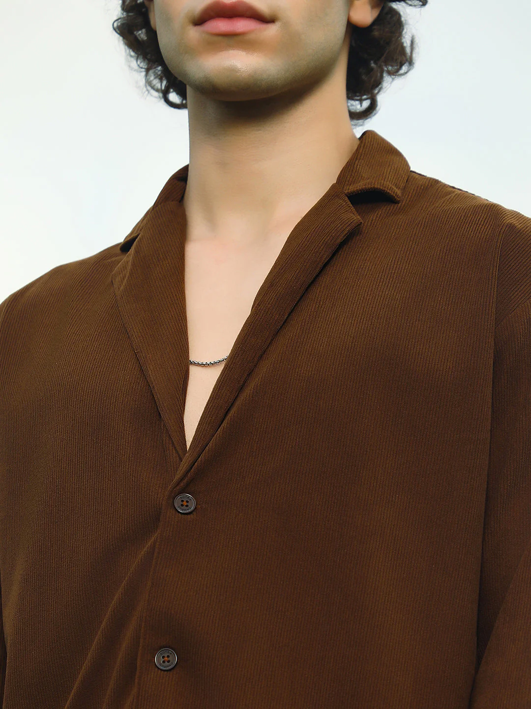 Ribbed Oversized Shirt - Image 7