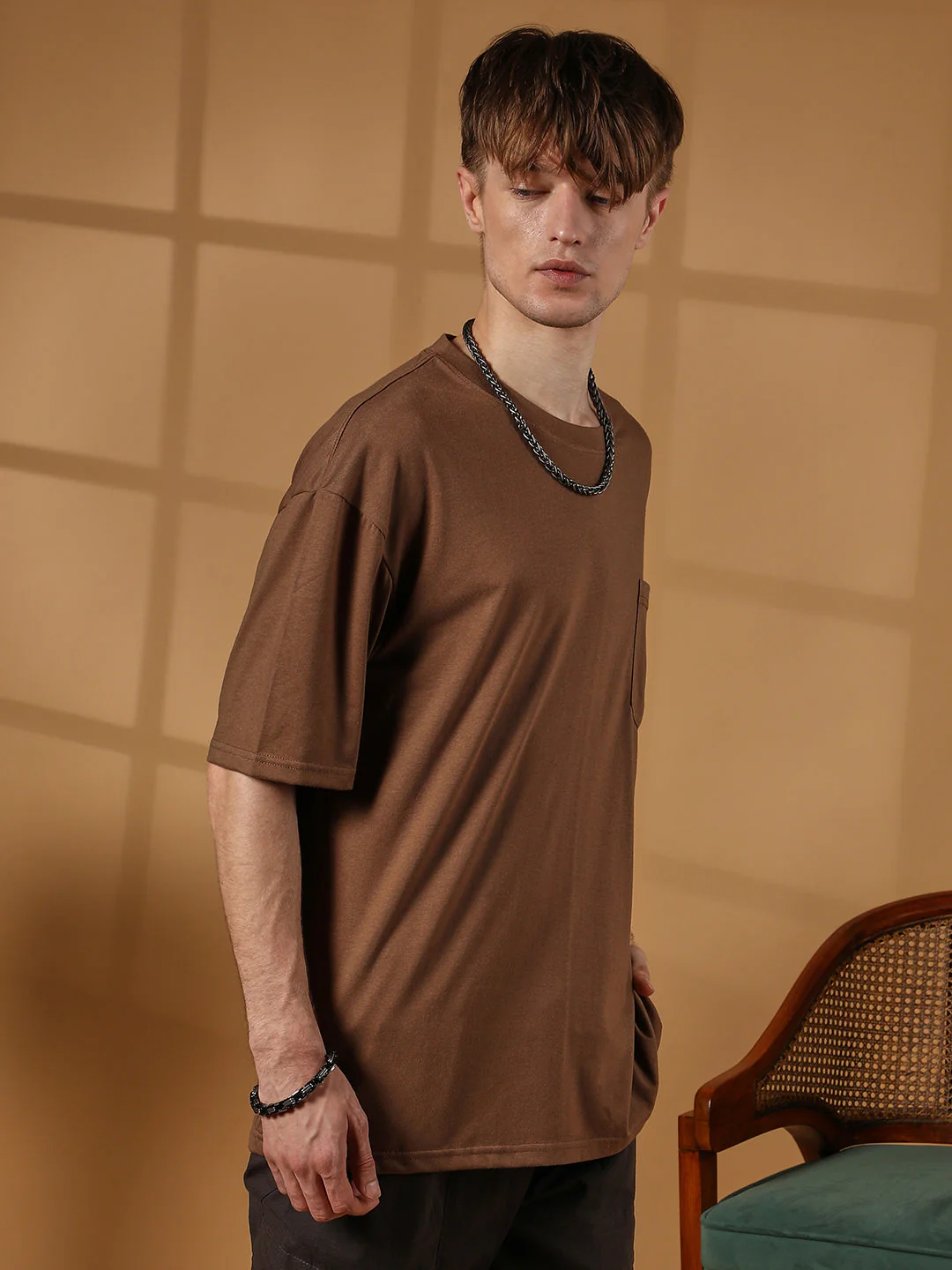 Solid Oversized T-Shirt - Image 3
