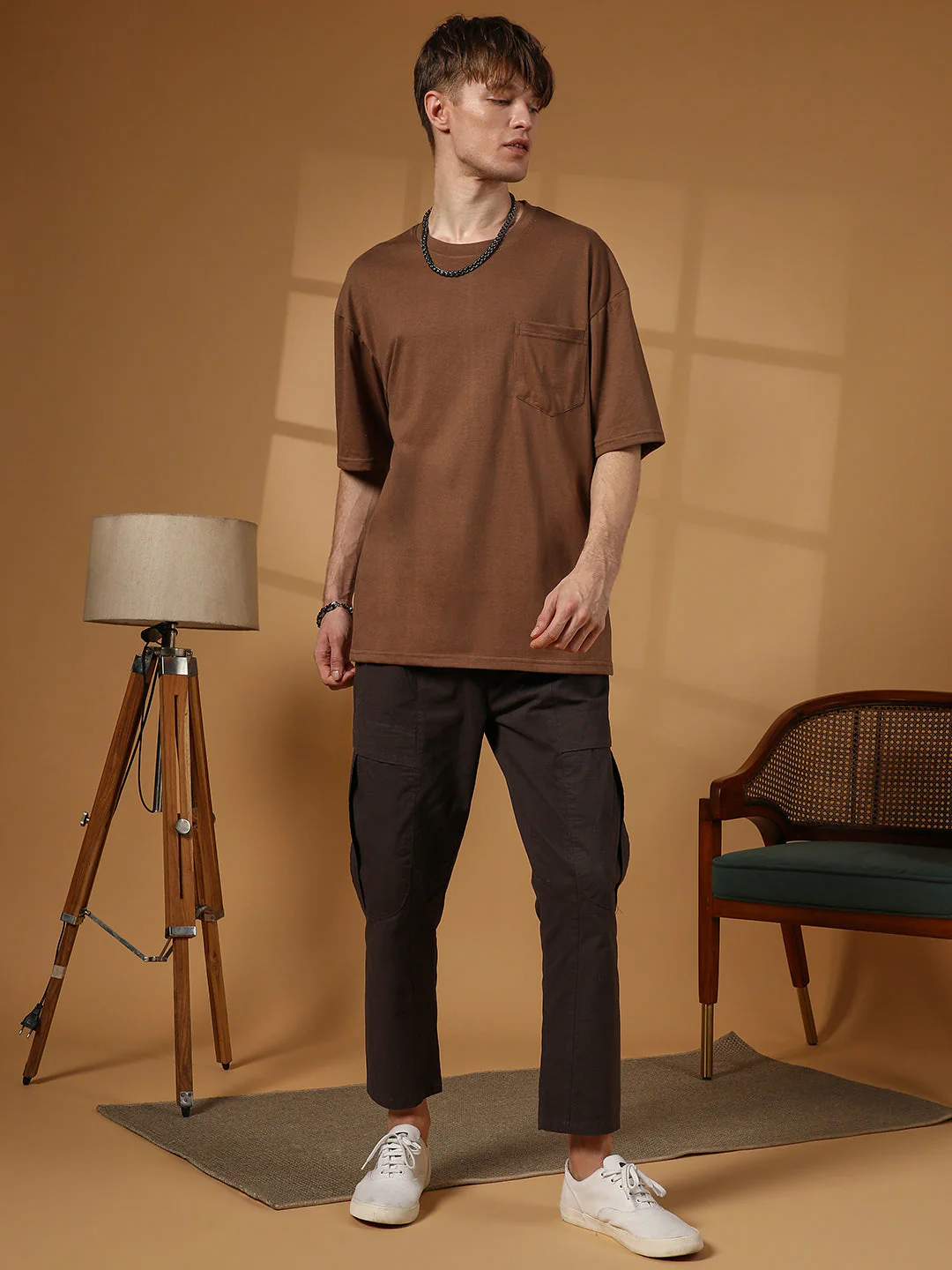 Solid Oversized T-Shirt - Image 5