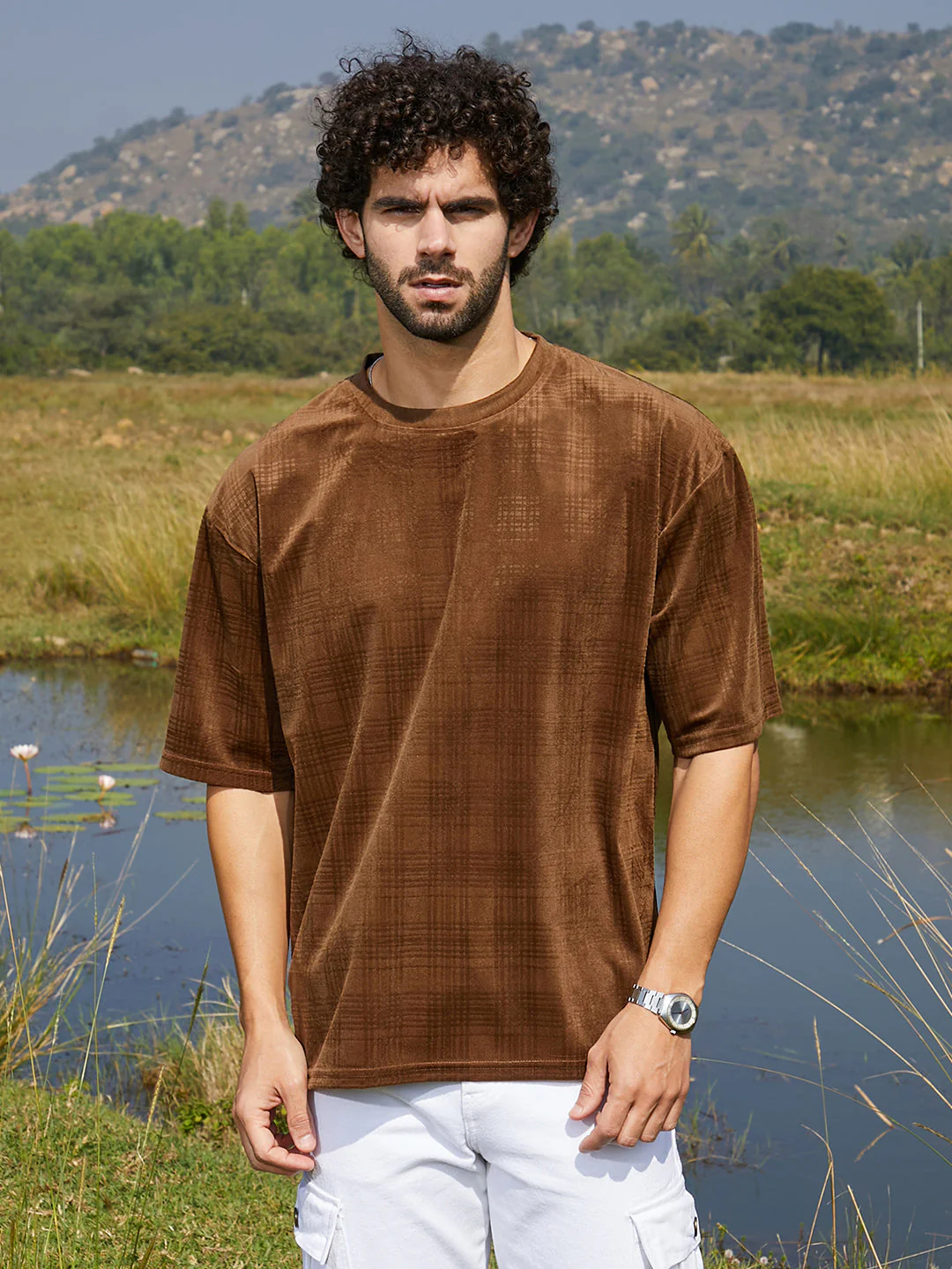 Tartan-Plaid Oversized T-Shirt - Image 2