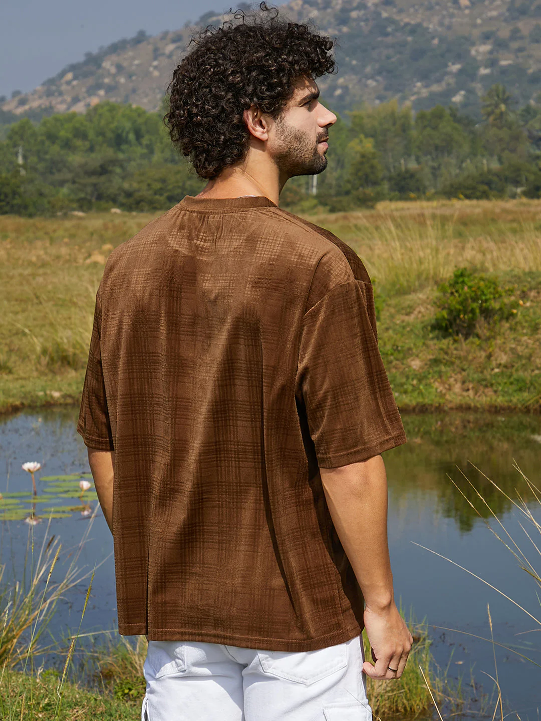 Tartan-Plaid Oversized T-Shirt - Image 4