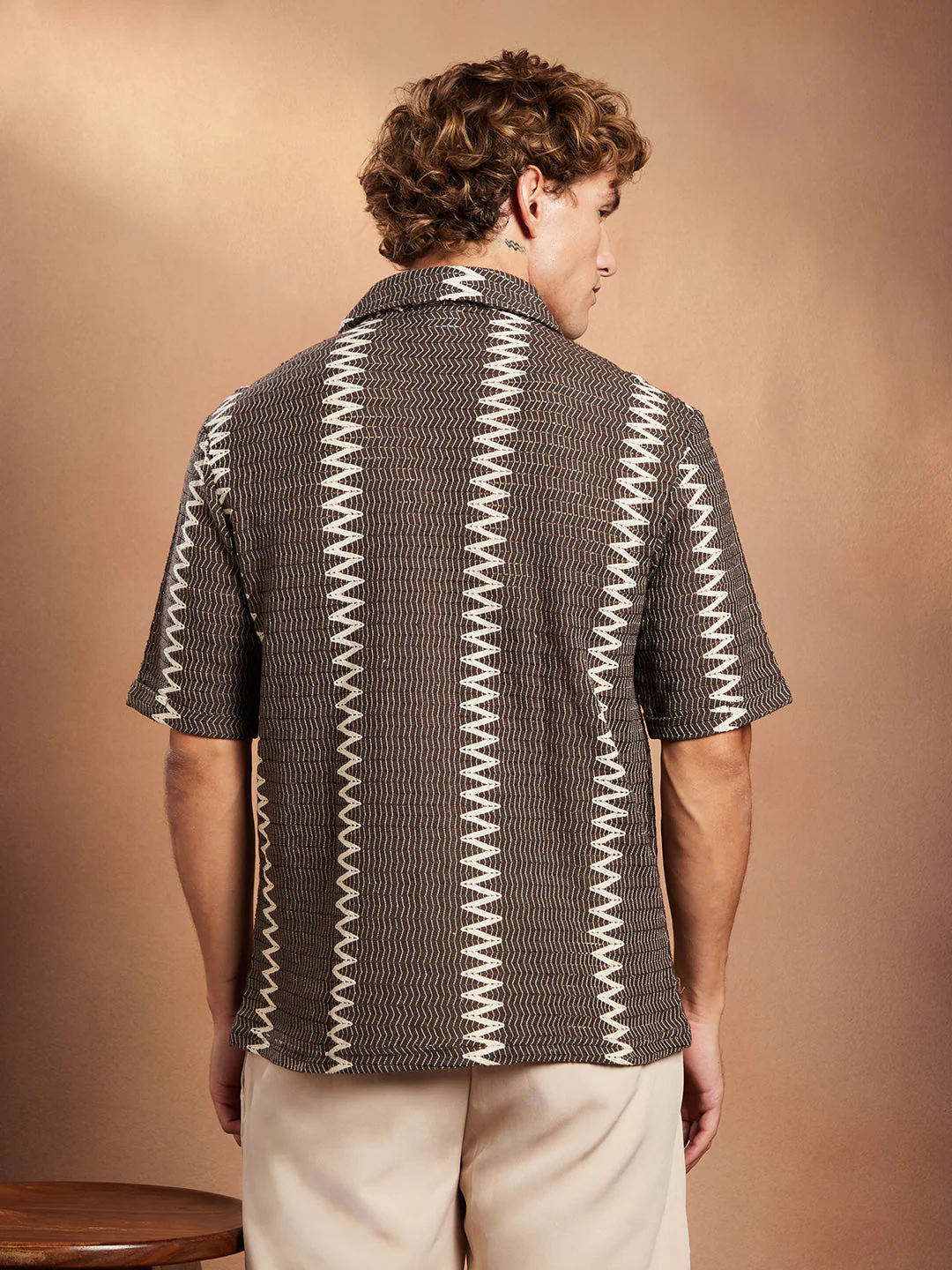Ziggy-Weave Oversized Shirt - Image 4