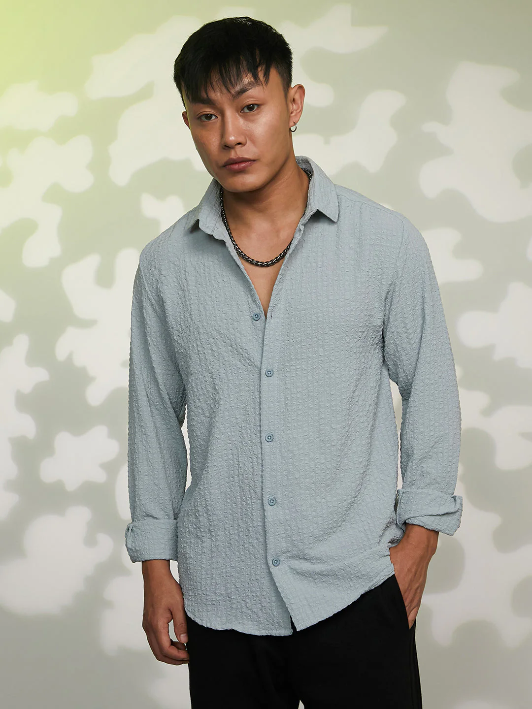 Cubic-Seersucker Shirt - Image 2