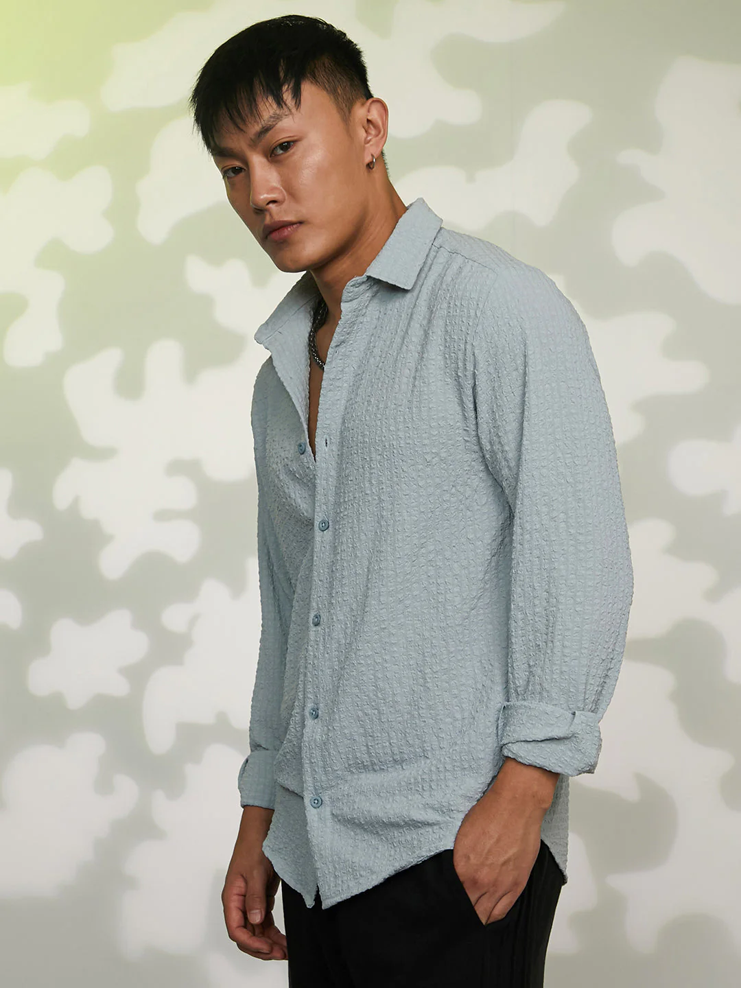 Cubic-Seersucker Shirt - Image 3