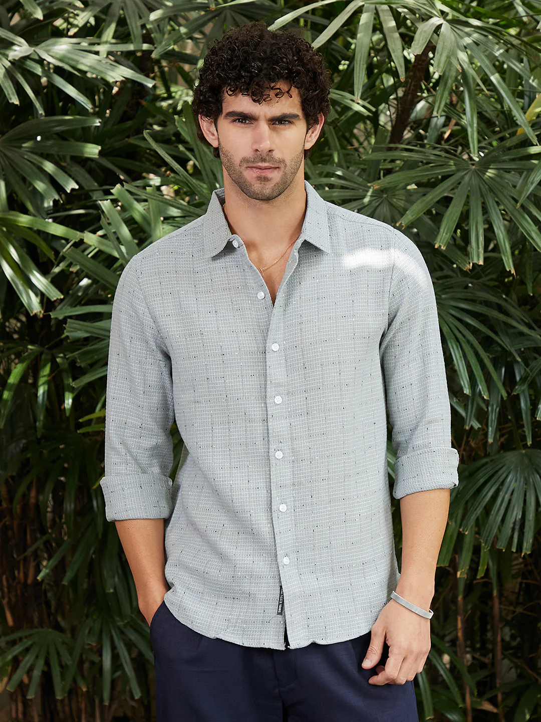 Ditsy Grid Shirt - Image 2