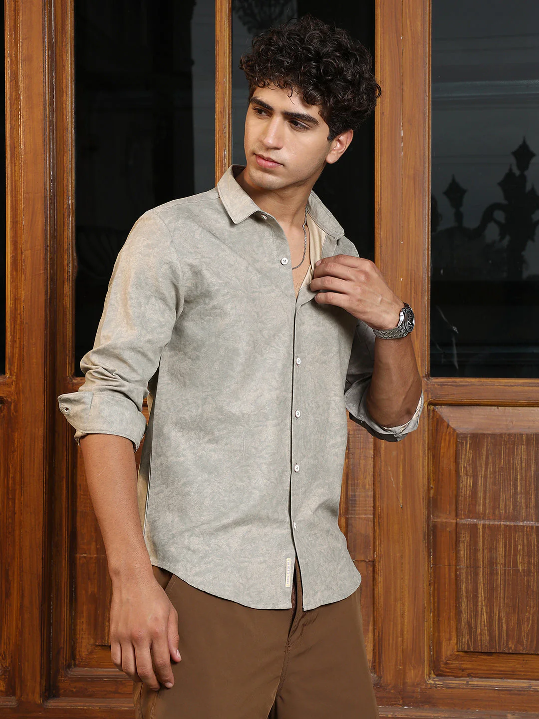 Grazed-Fade Imprint Shirt - Image 3