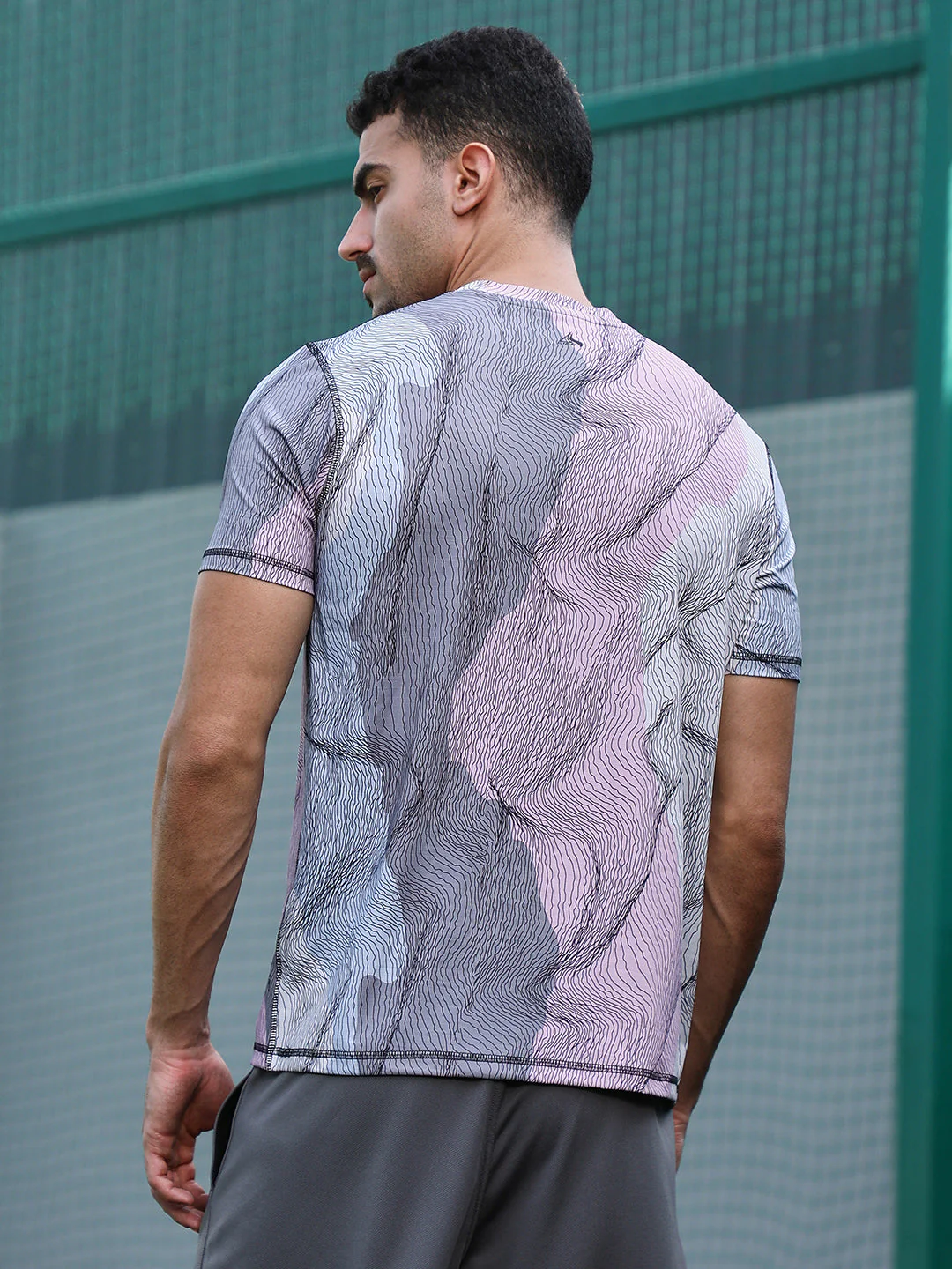 Lined-Dye Activewear T-Shirt - Image 4