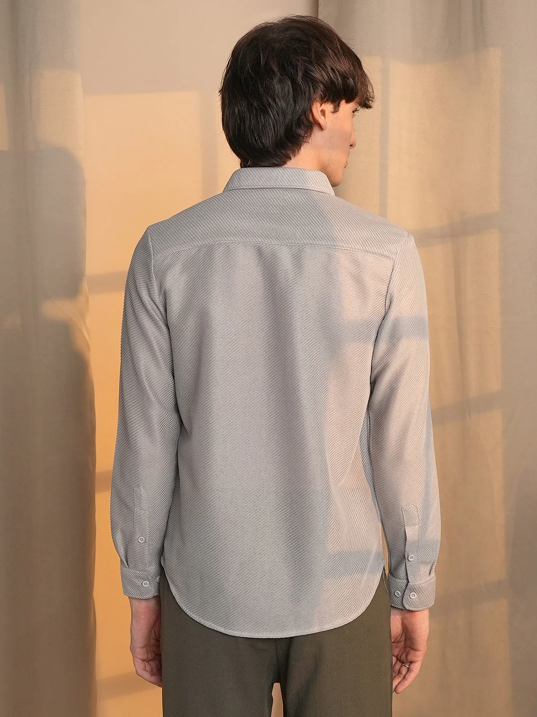 Mesh-Textured Shirt - Image 4