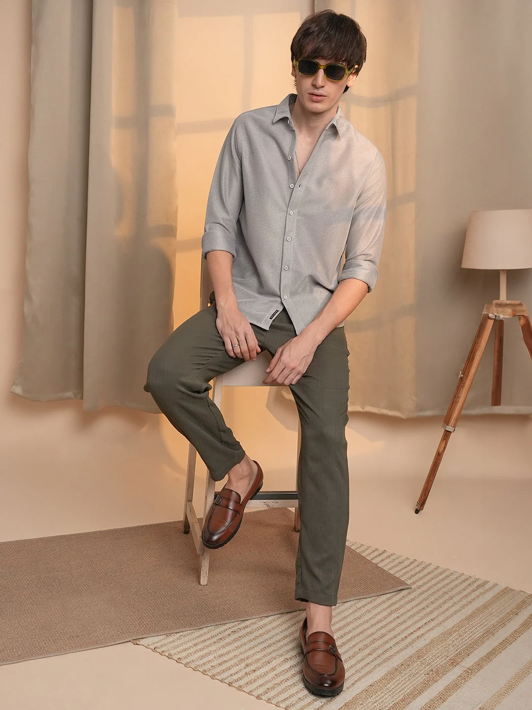 Mesh-Textured Shirt - Image 6