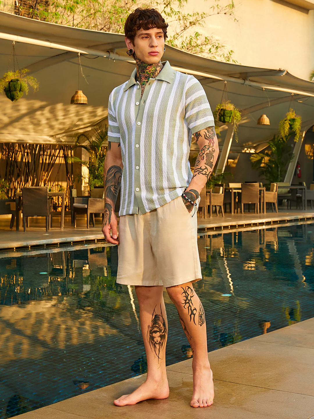 Panel-Knit Polo Shirt - Image 5