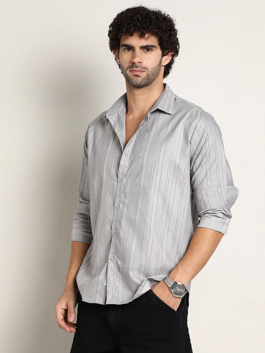 Ripple-Edge Shirt - Image 3