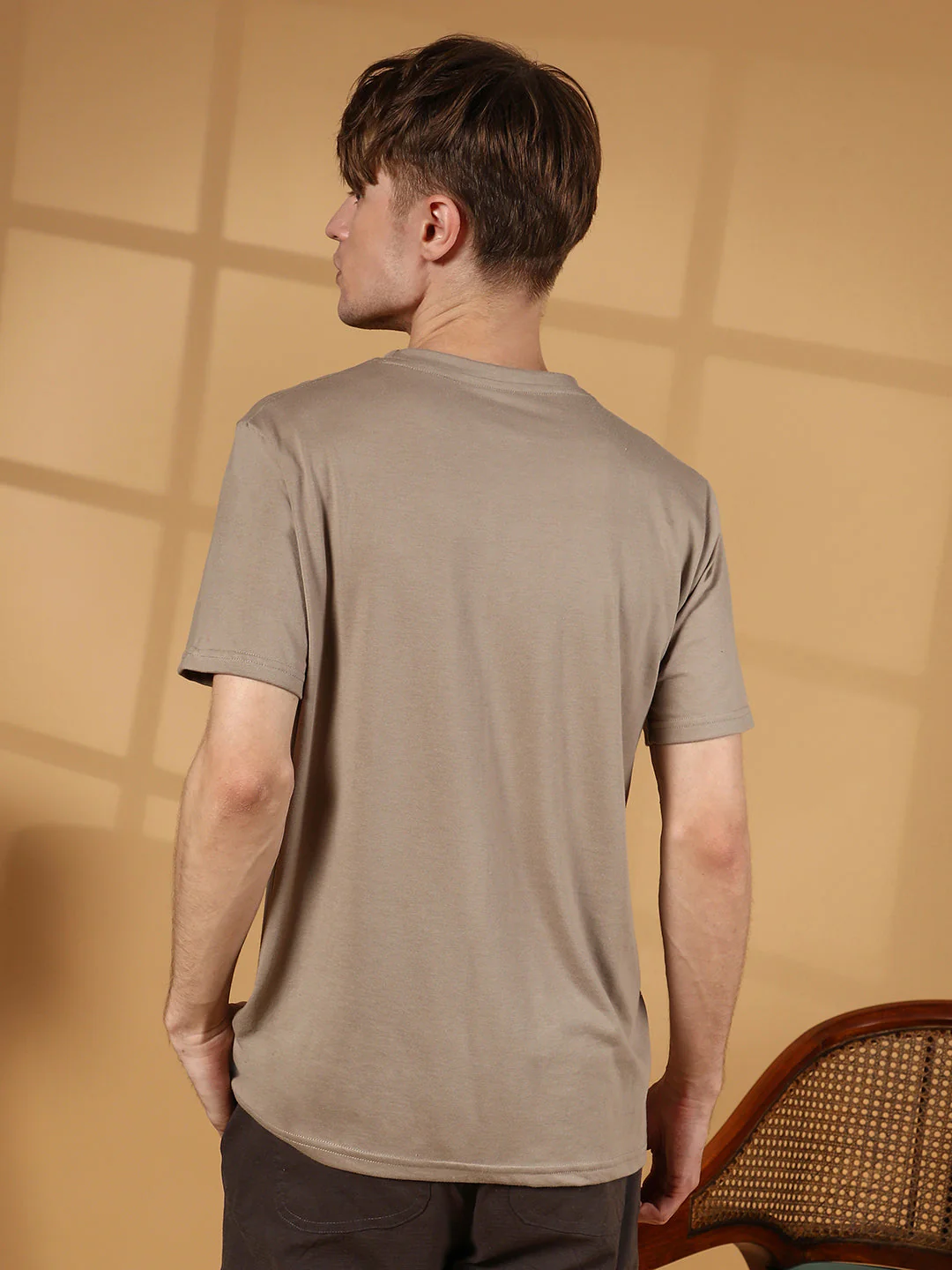 Solid Regular T-Shirt - Image 4