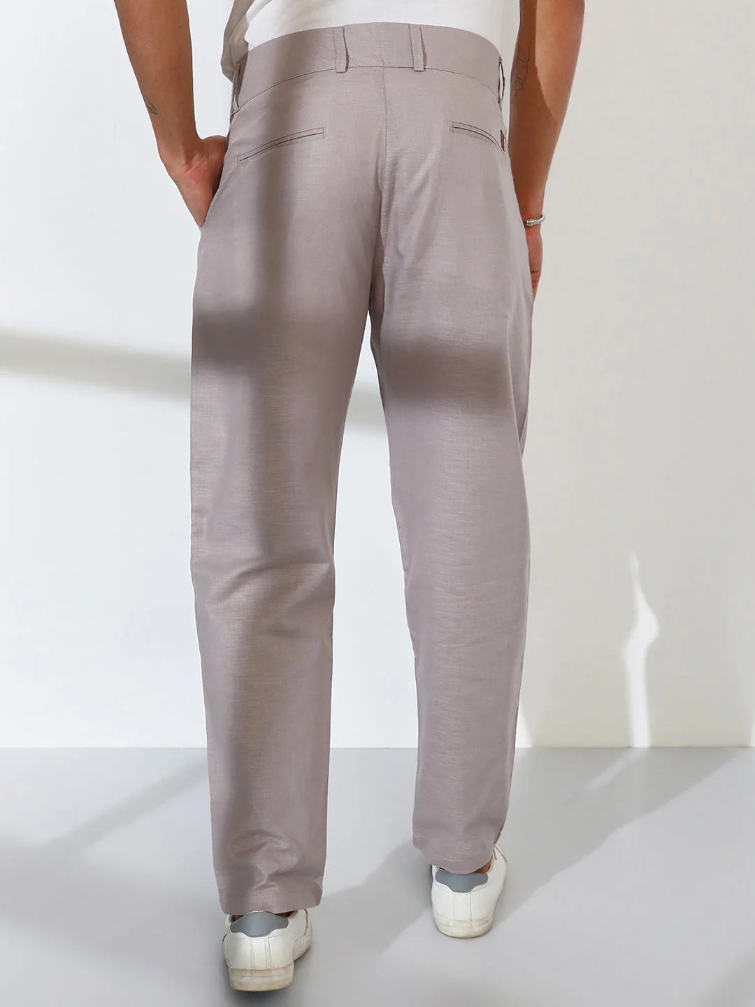 Lightweight - Tailored Linen-Blend Trousers - Image 4