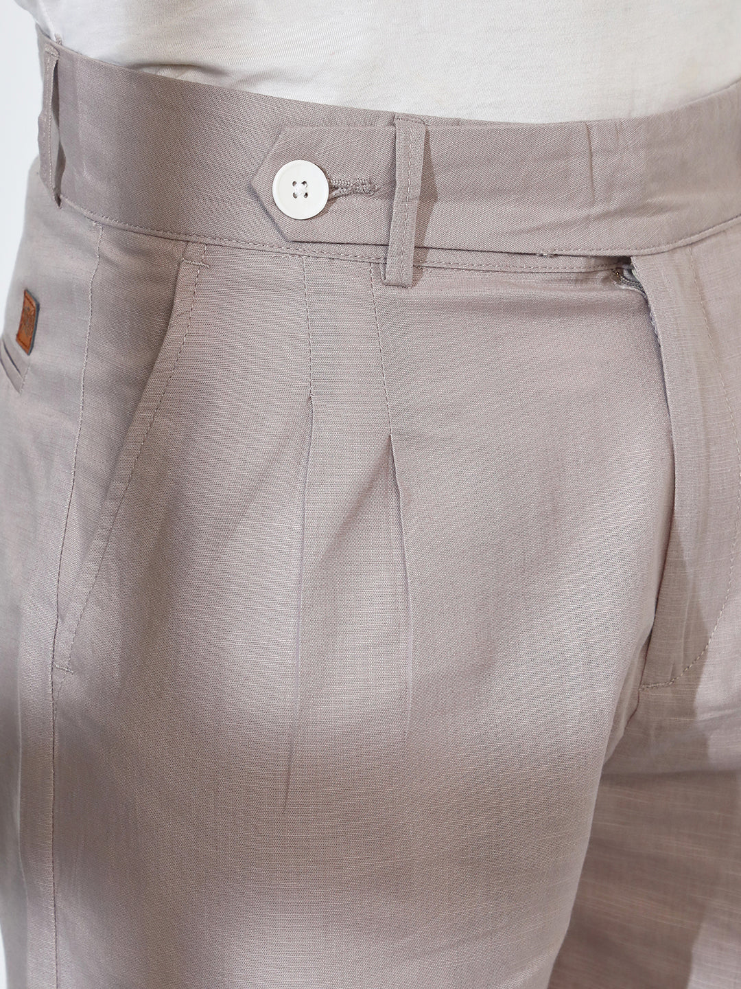Lightweight - Tailored Linen-Blend Trousers - Image 7