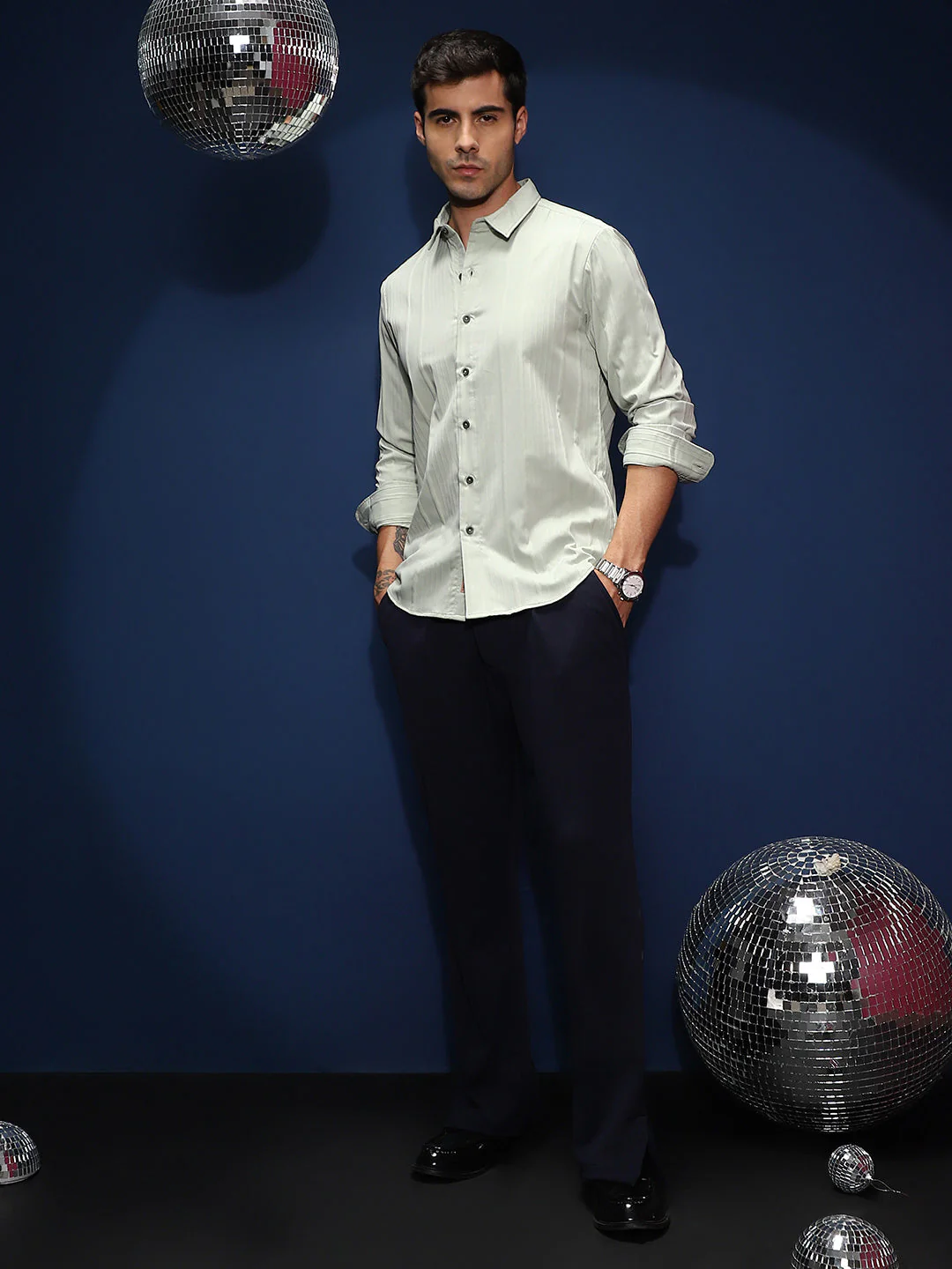 Unbalanced-Ridge Relaxed Shirt - Image 5