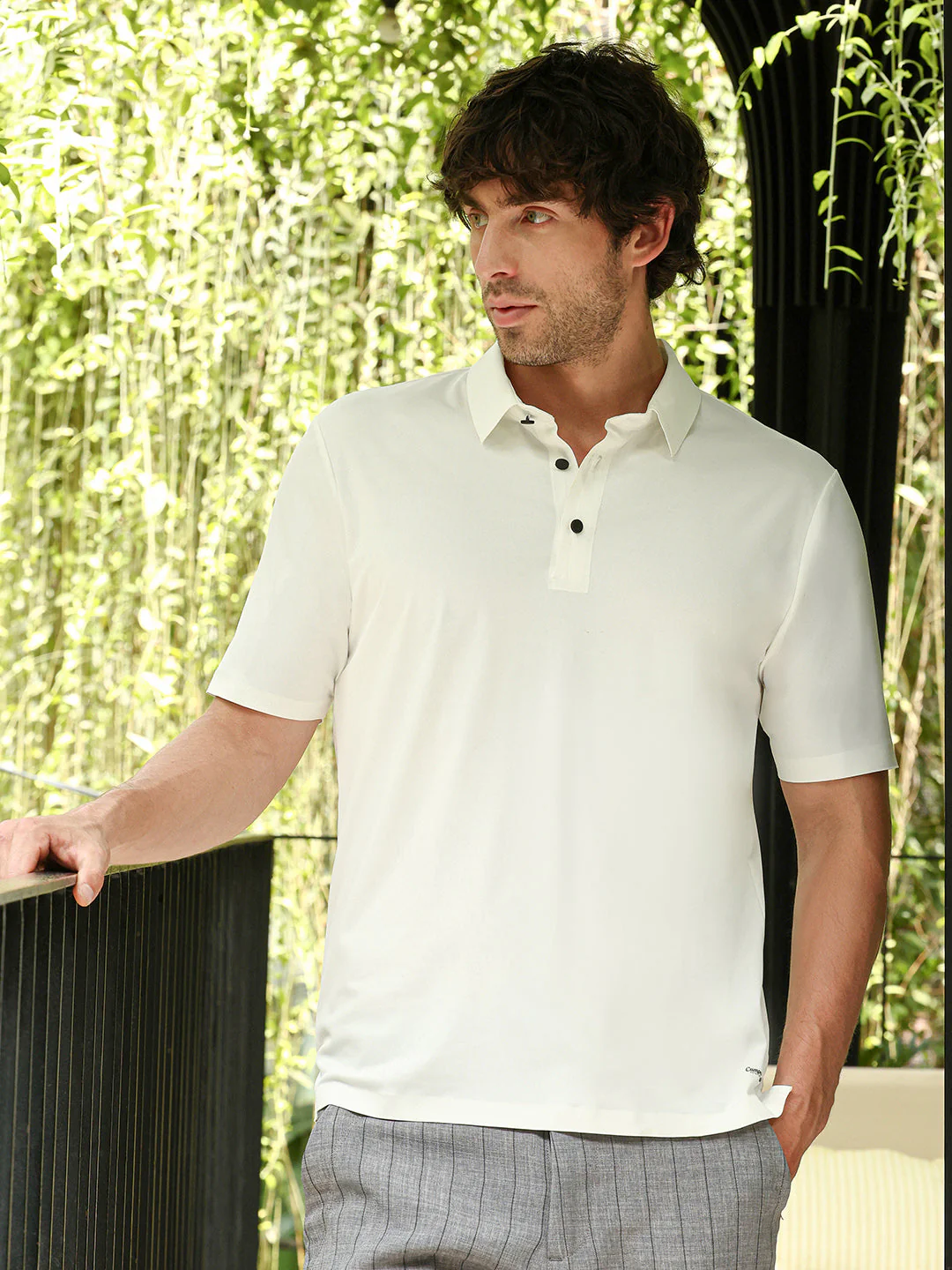 Seamless Touchgrain Polo T-Shirt - Image 3