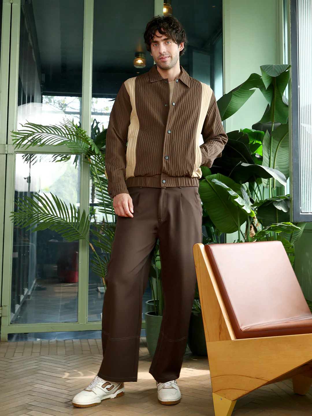 Panelled Crease-Tactile Jacket - Image 5