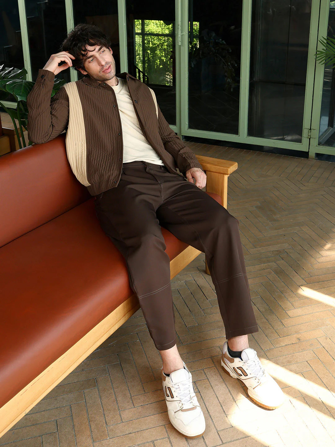 Panelled Crease-Tactile Jacket - Image 6