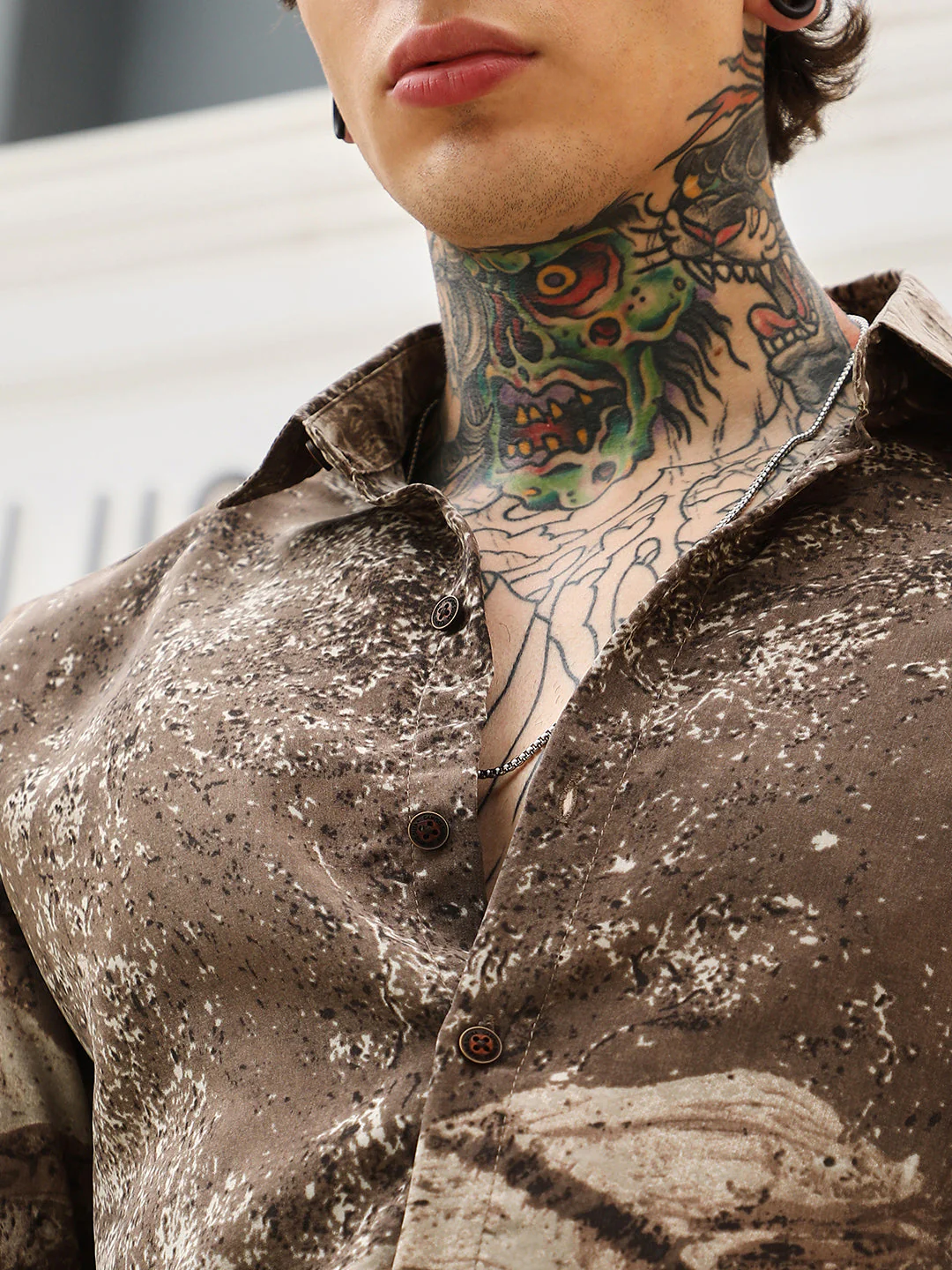 Marble-Specks Imprint Shirt - Image 7