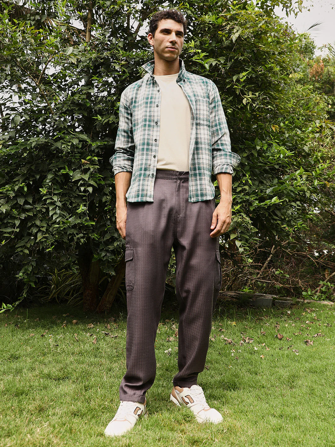 Pleated Utility-Tapered Trousers - Image 5