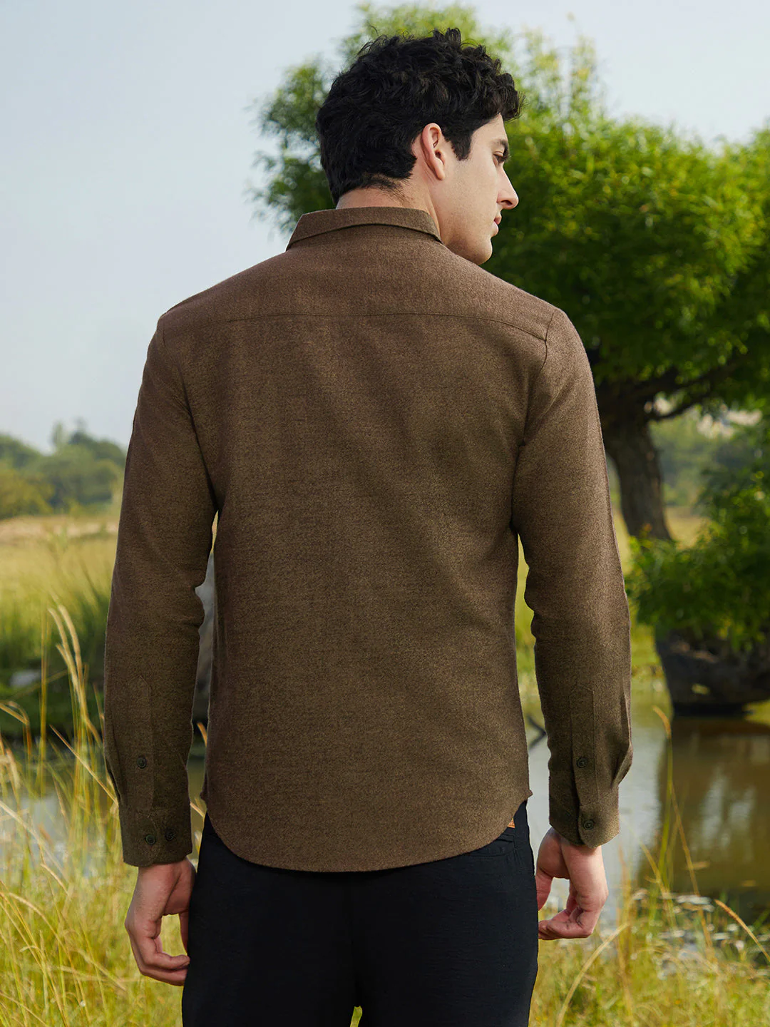 Solid Regular Shirt - Image 4