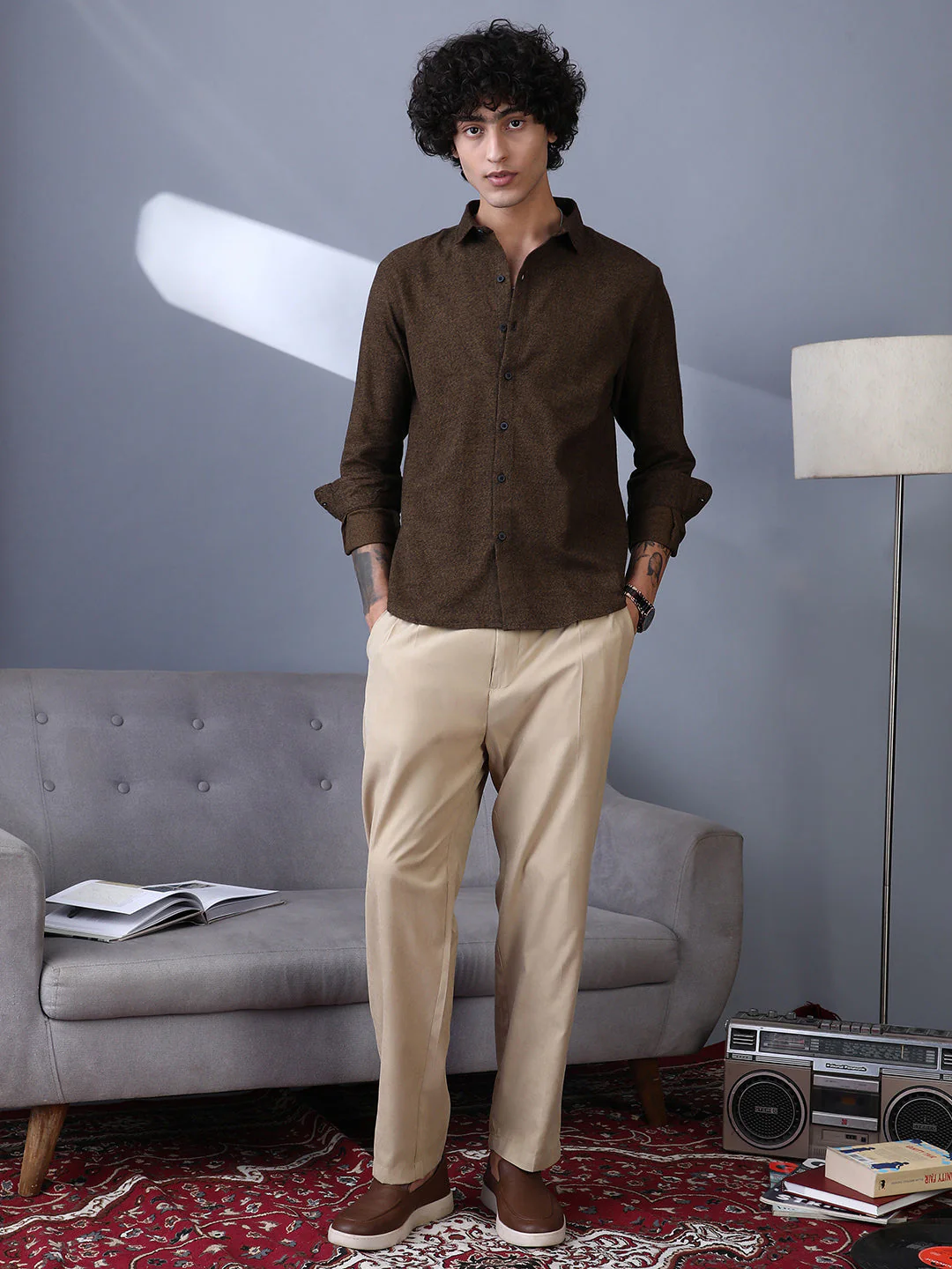 Solid Regular Shirt - Image 5