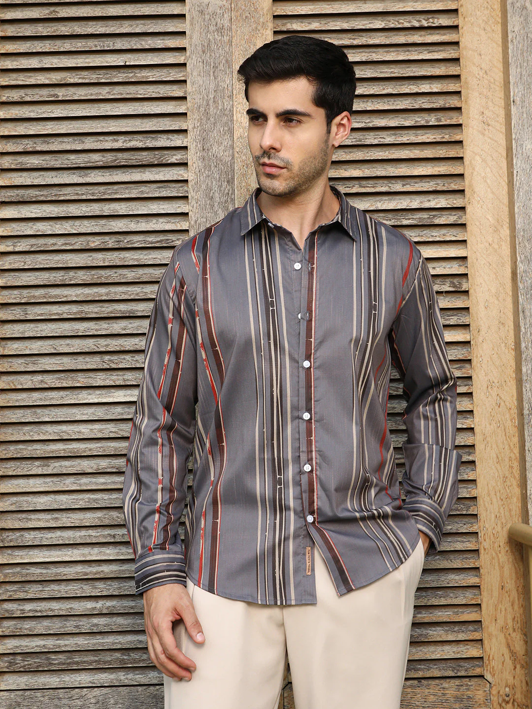 Artistic-Stripe Shirt - Image 2