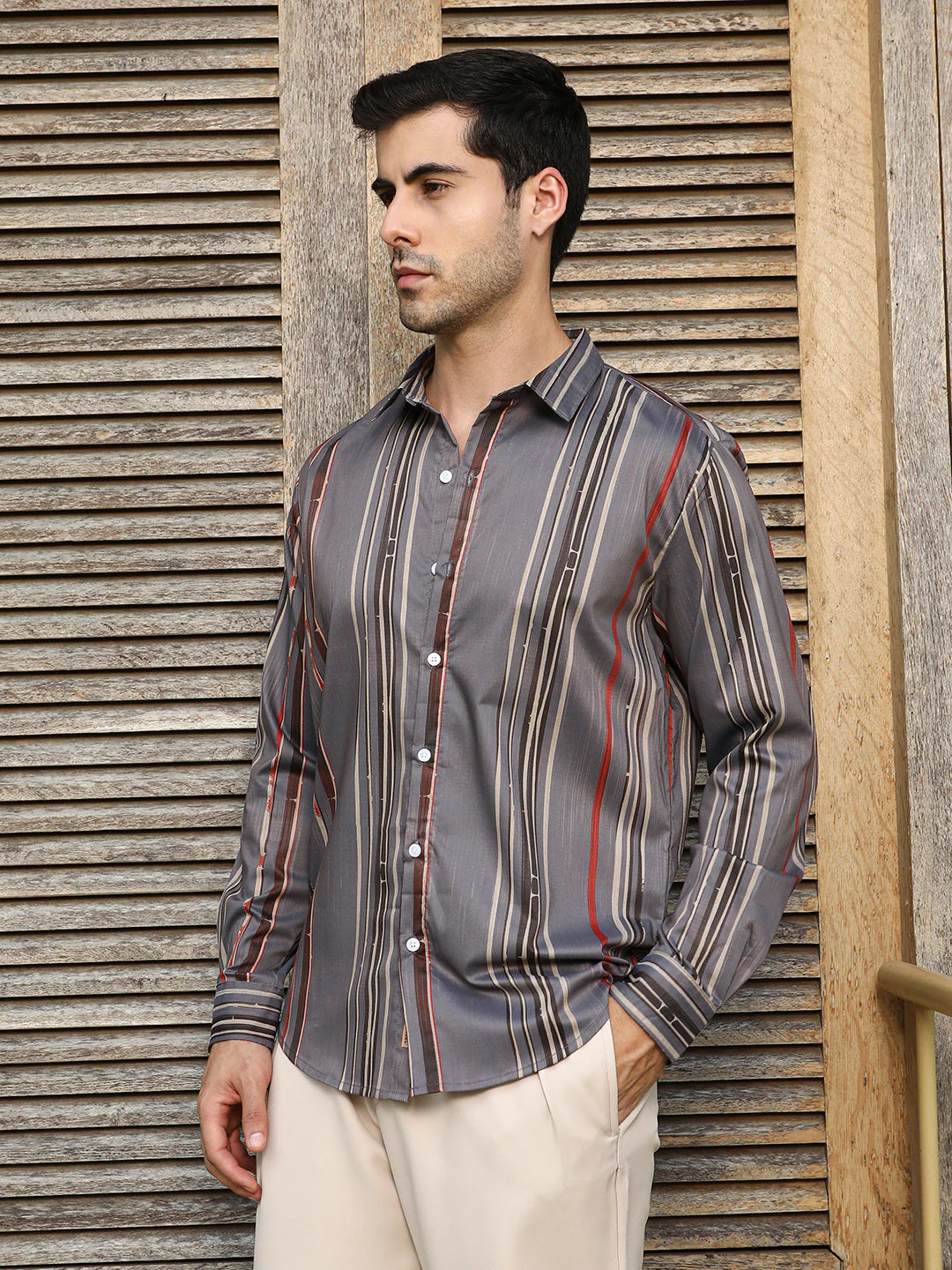 Artistic-Stripe Shirt - Image 3