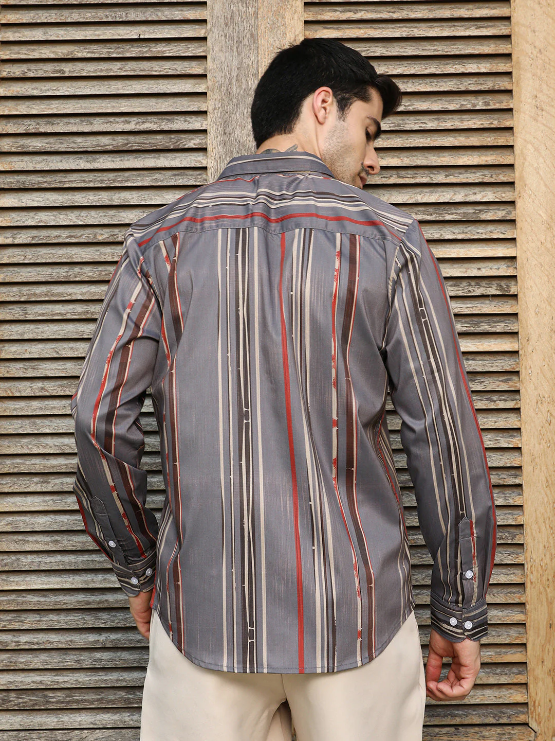 Artistic-Stripe Shirt - Image 4