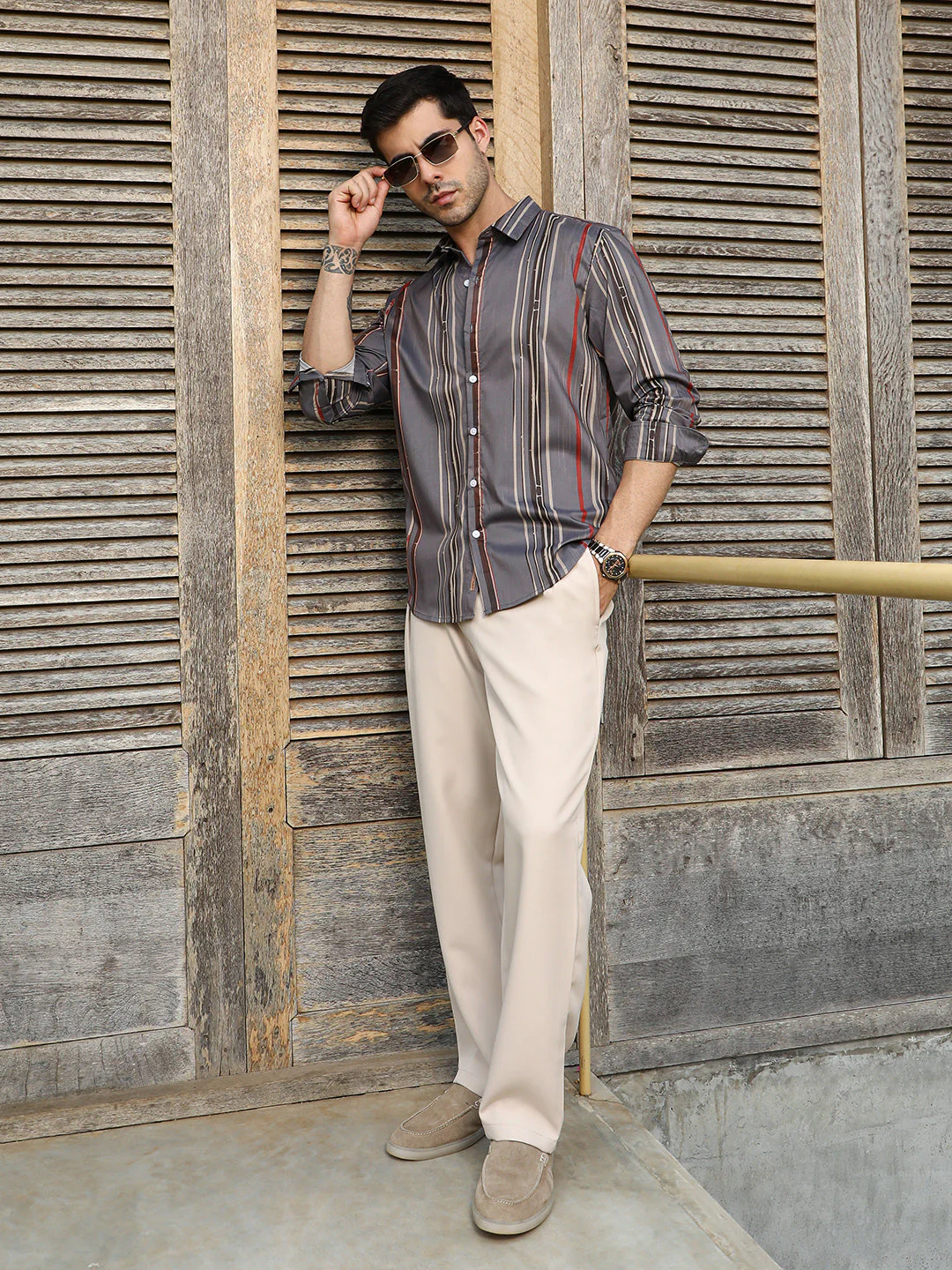 Artistic-Stripe Shirt - Image 6