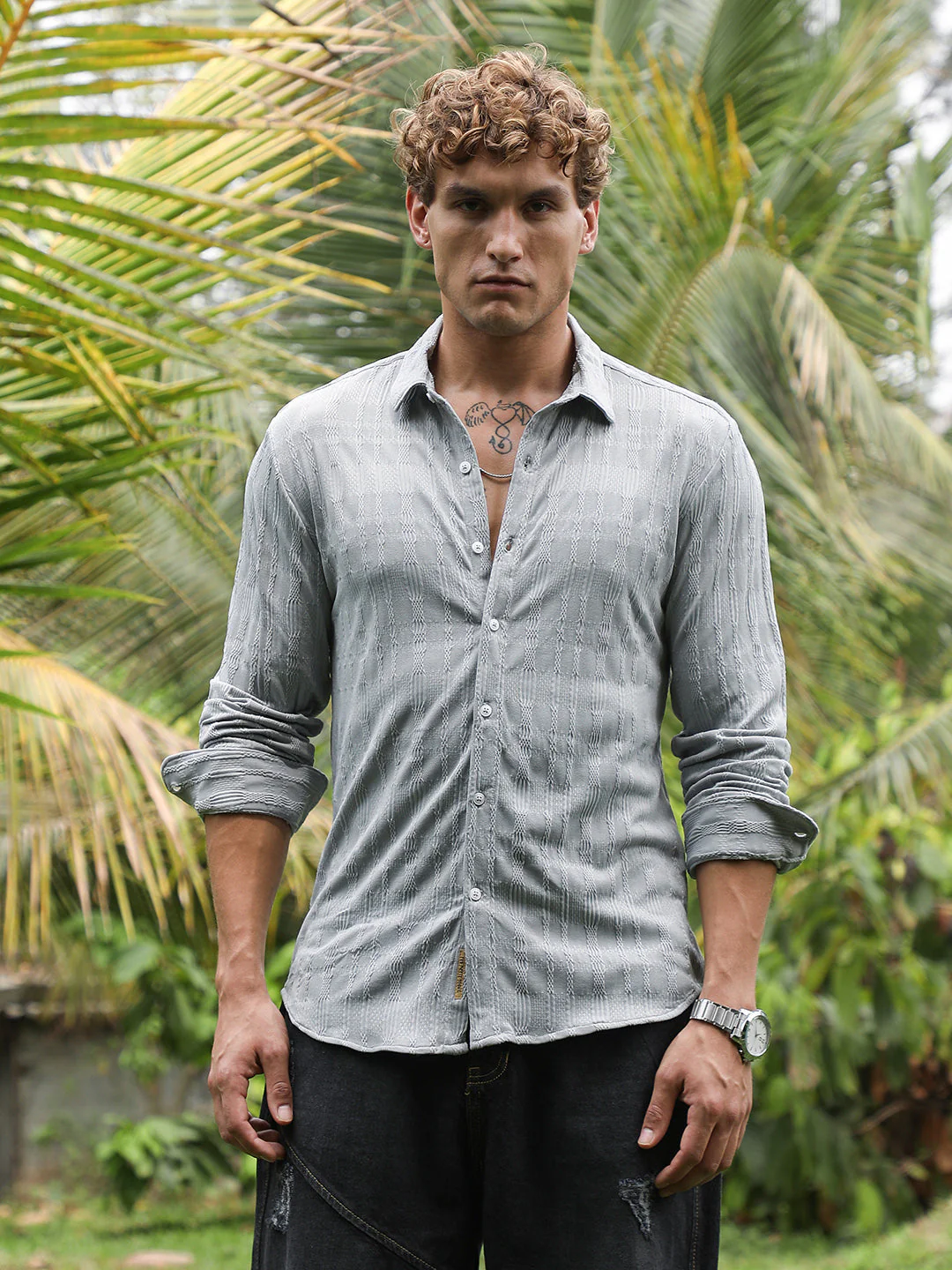 Braided-Knot Tactile Shirt - Image 2