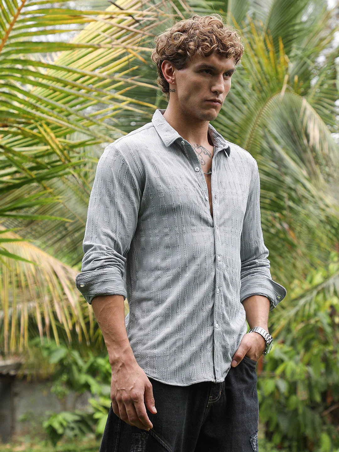 Braided-Knot Tactile Shirt - Image 3