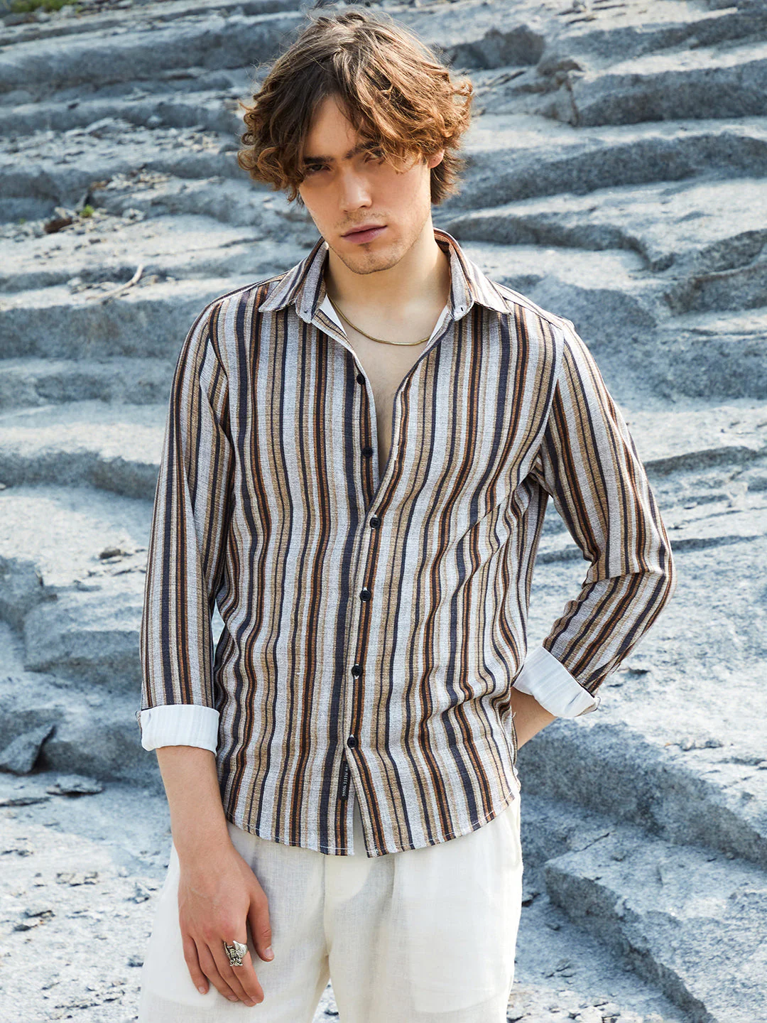 Multitrack-Striped Shirt - Image 2