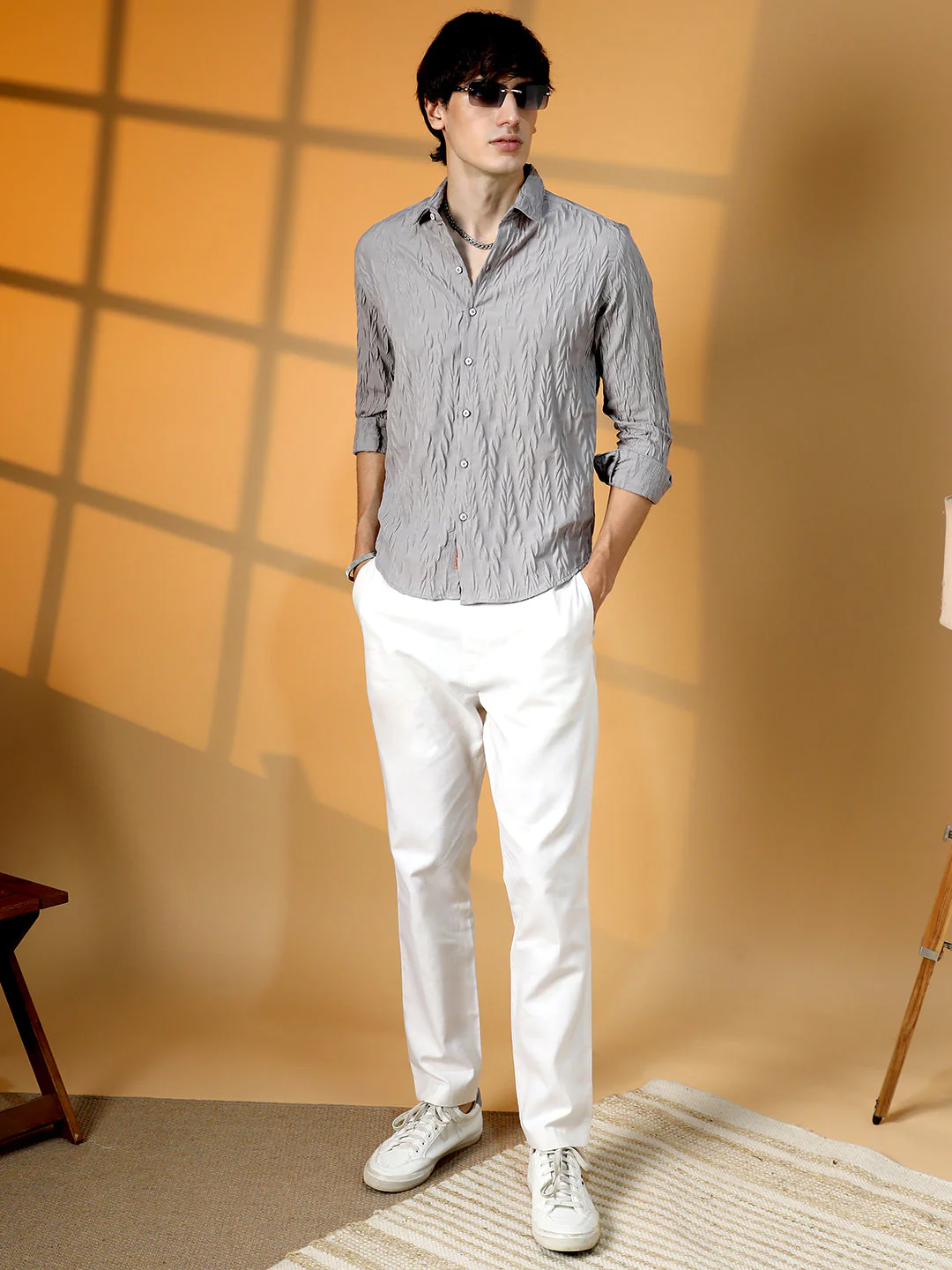 Grain-Textured Shirt - Image 5