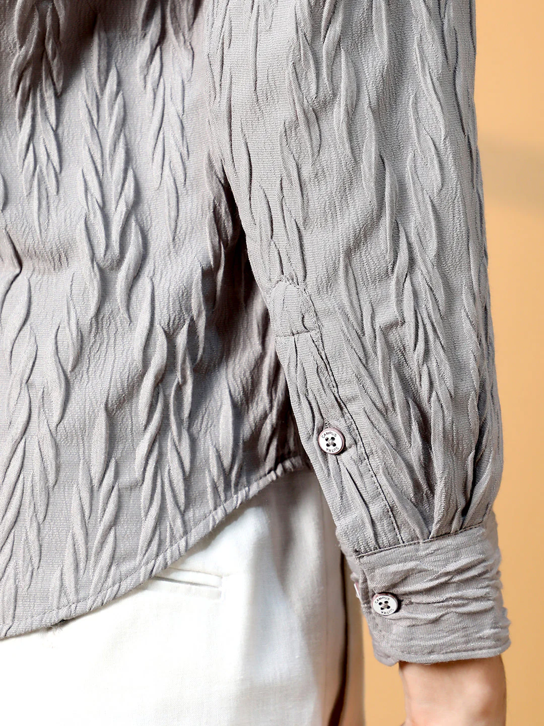 Grain-Textured Shirt - Image 8