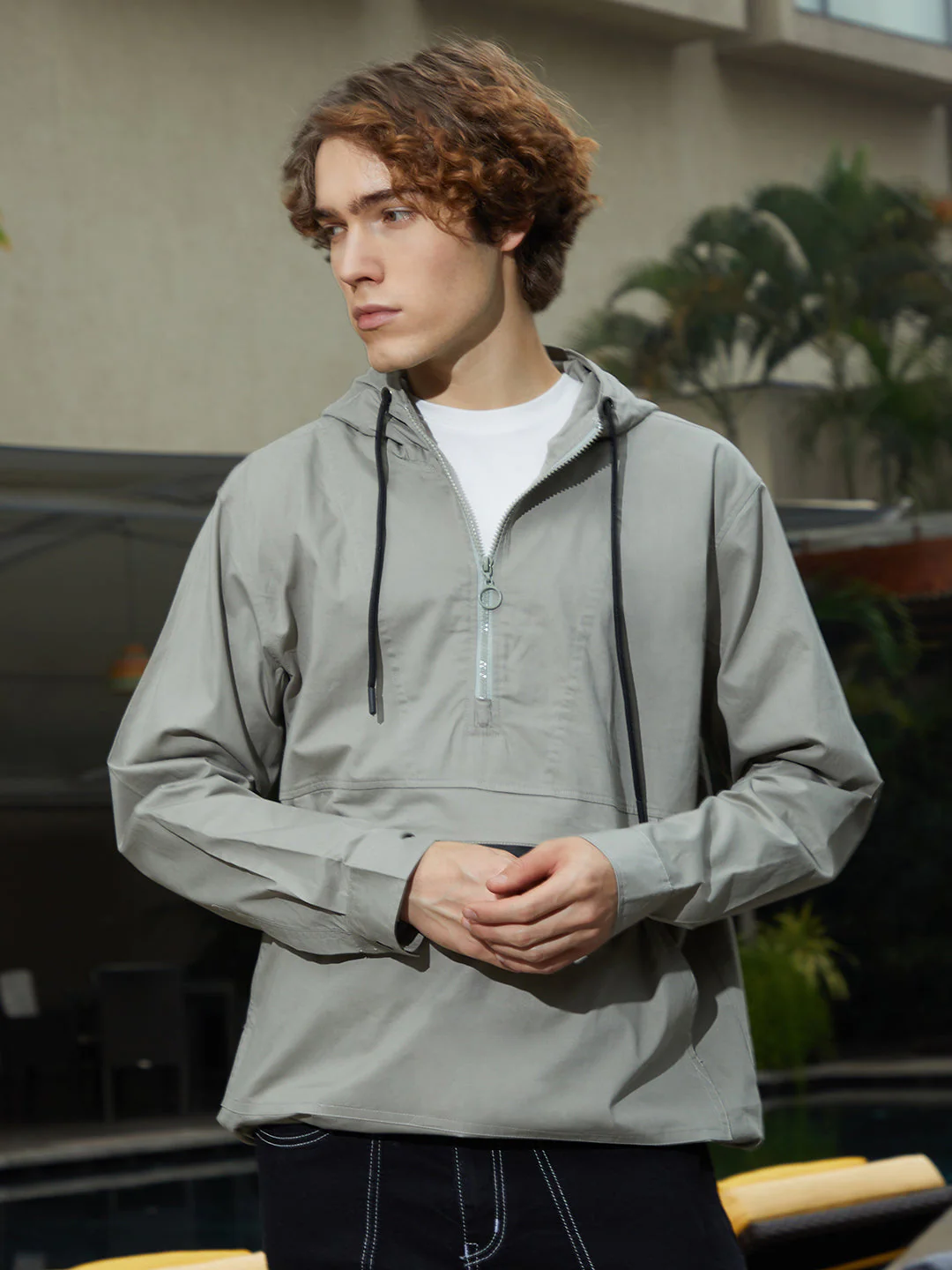 Half-Zip Utility Jacket - Image 3