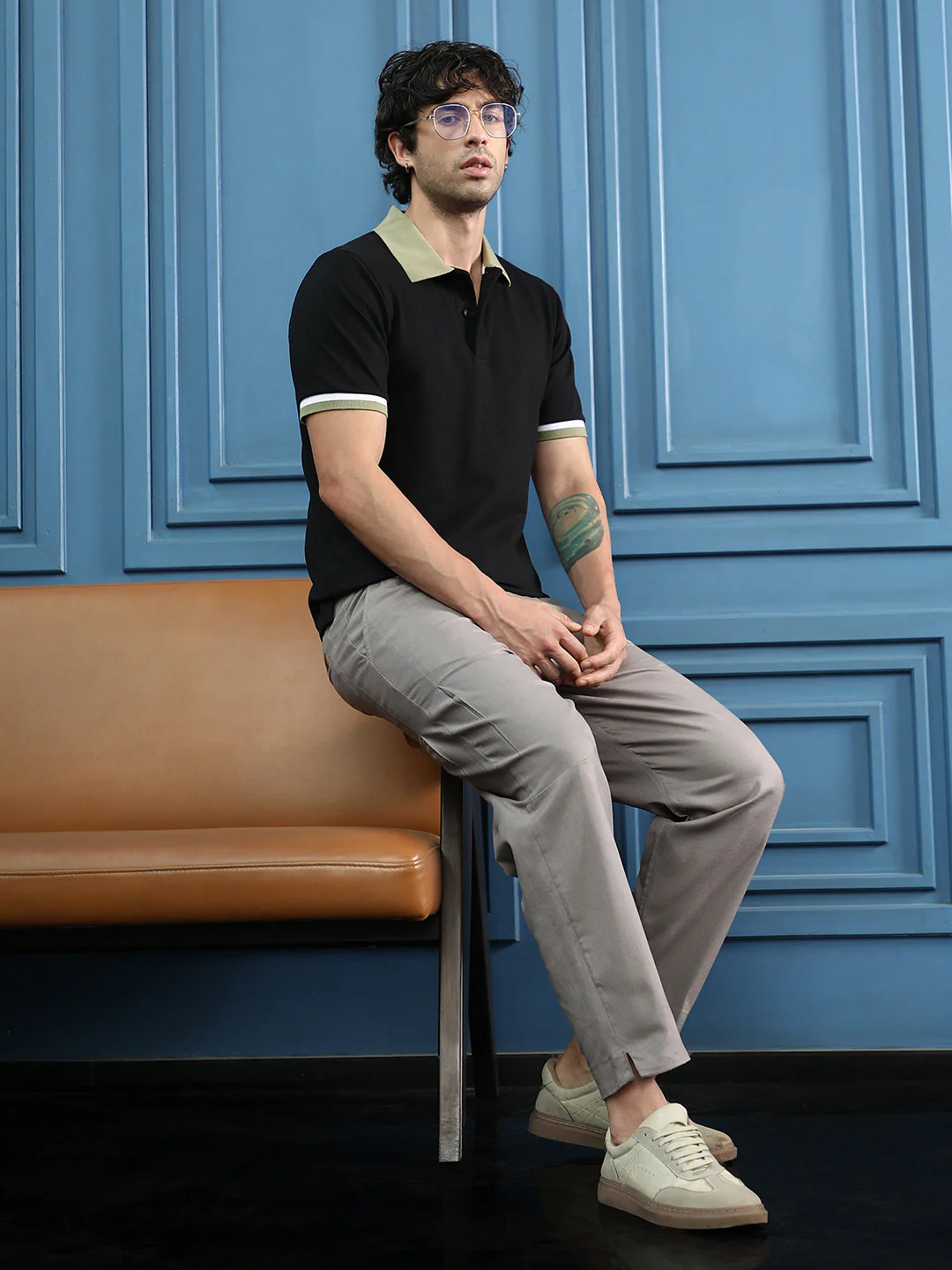 Linen-Blend Chino Trousers - Image 5
