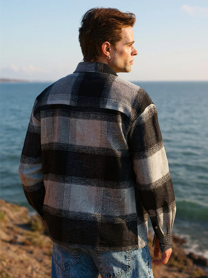 Vignette-Checkered Oversized Shirt - Image 4