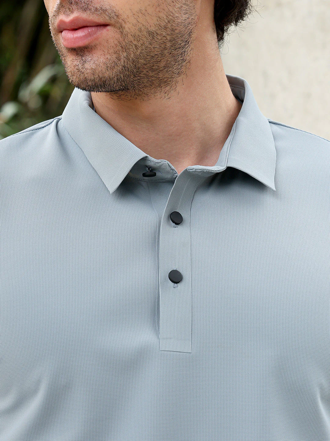 Seamless Knit Polo T-Shirt - Image 7
